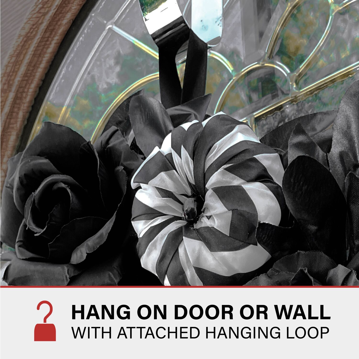 Haunted Hill Farm HHSPD-2WRTH Artificial-Halloween-Wreaths - View #5