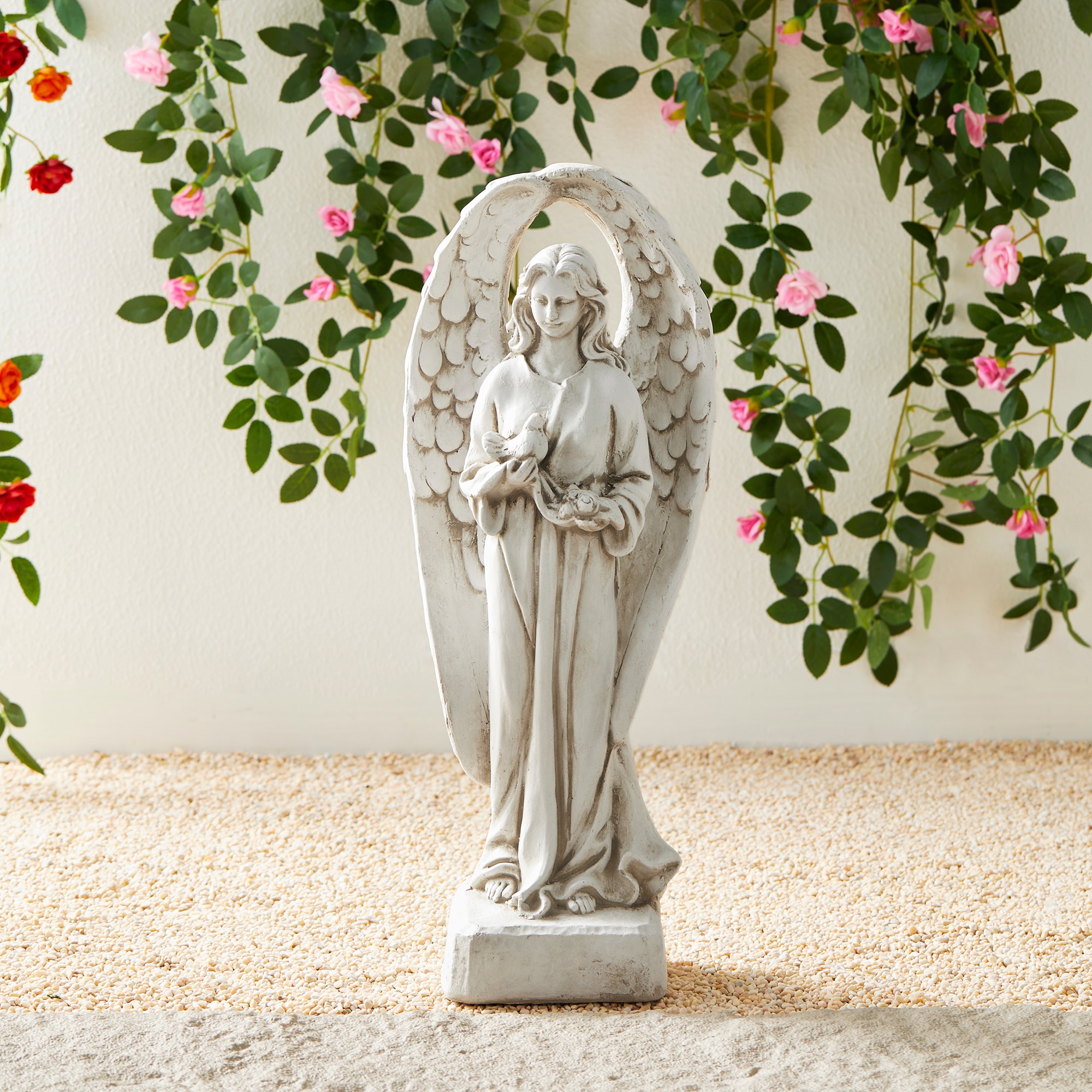 Glitzhome 2025400051 Garden-Statue - View #2