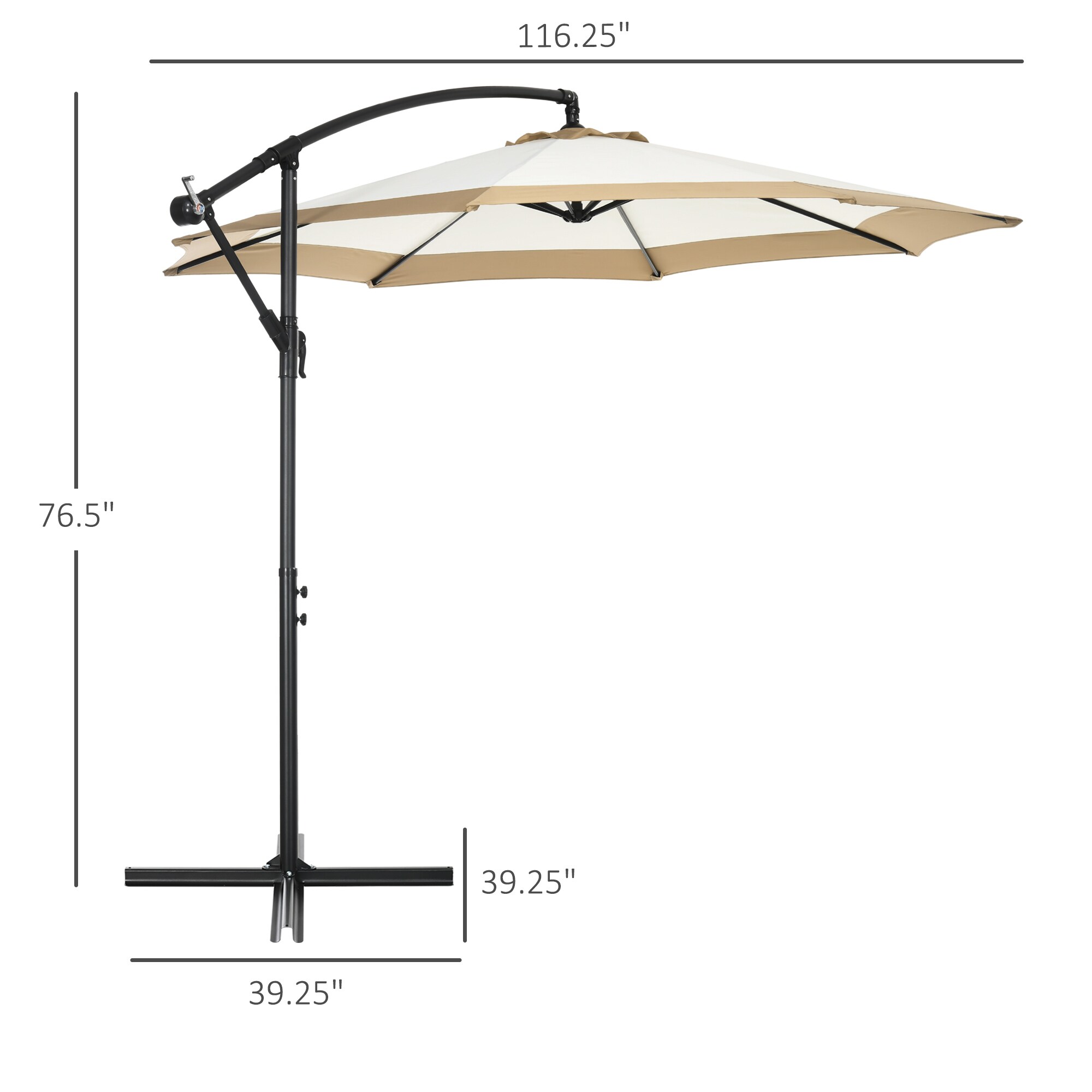 Outsunny 84D-241V00TN Umbrellas-2 - View #3