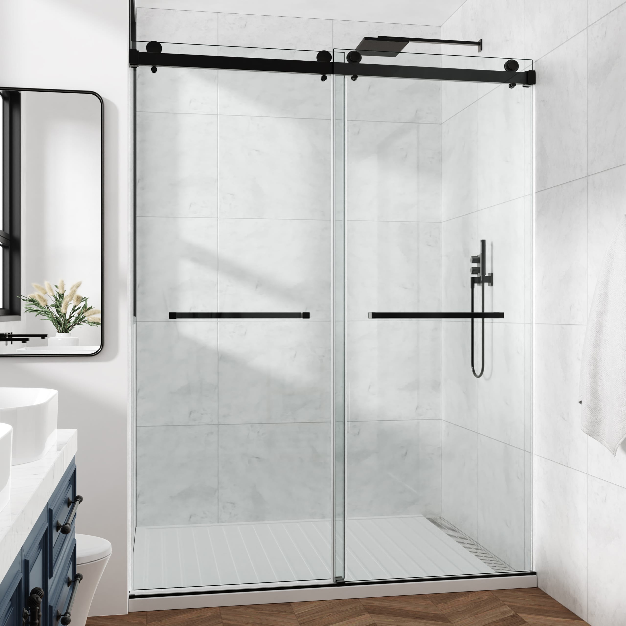 WELLFOR GIJ-SD02-60MB Shower-Doors - View #2