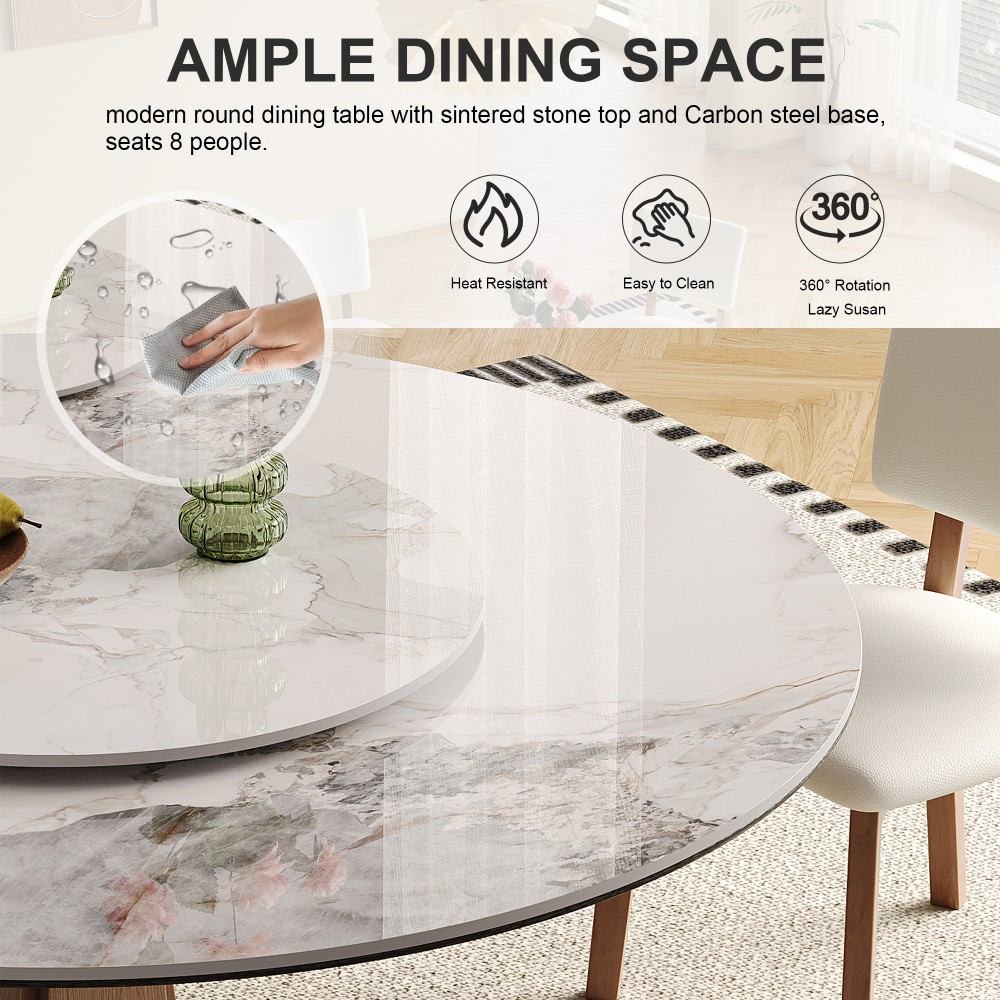 Coolbibila SALLY-TABLE-WHITE Dining-Tables - View #7
