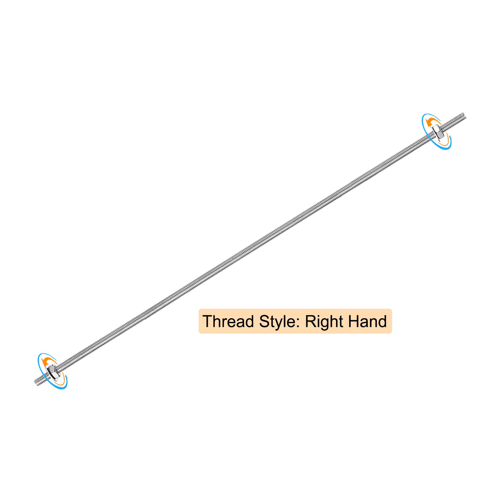 Unique Bargains S25072801UX3601 Threaded-Rod - View #3