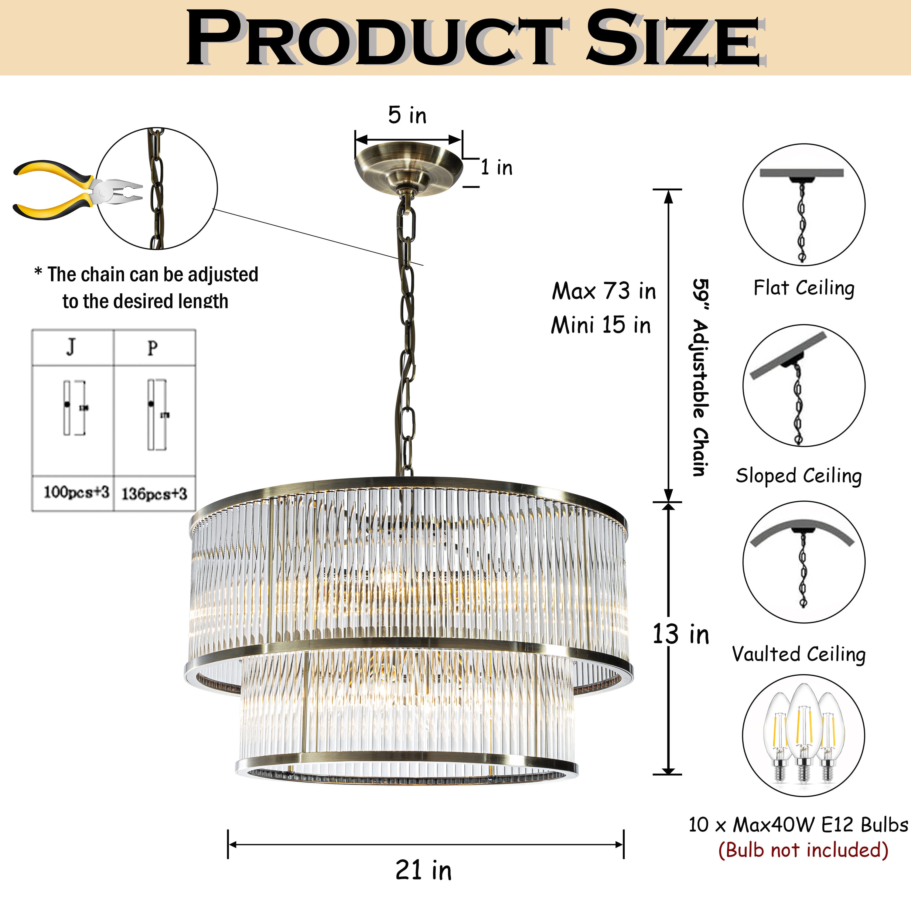 AloaDecor Lighting L7209D50BZ10A b090015 - View #3