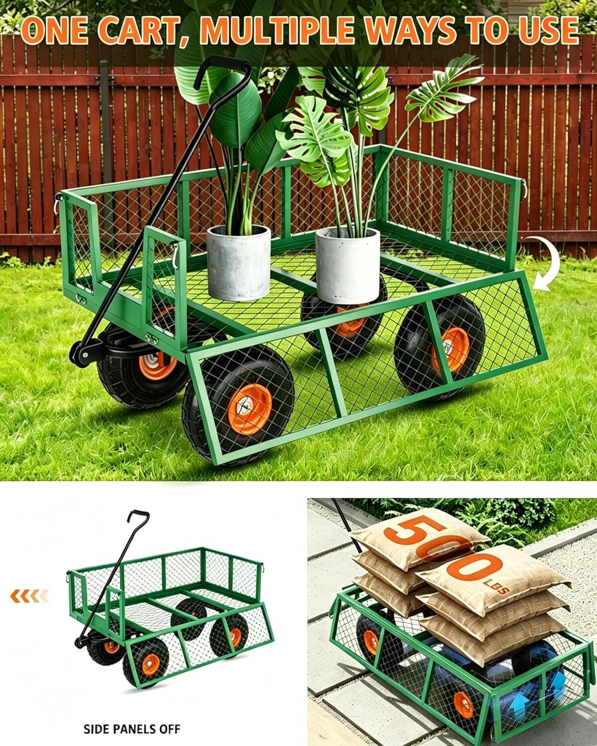 Garvee HQ-P-O3-4HPH-5D8D Yard-Carts - View #5
