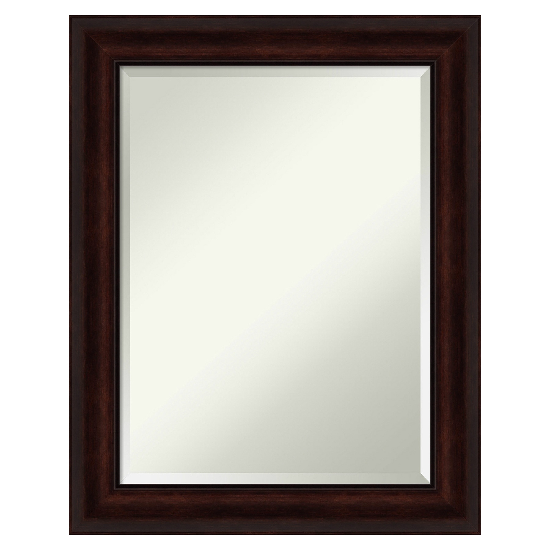 Amanti Art A17005479950 Coffee Bean Brown 23.25-Inches W x 29.25-Inches H Rectangle Coffee Bean Brown Framed Wall Mirror