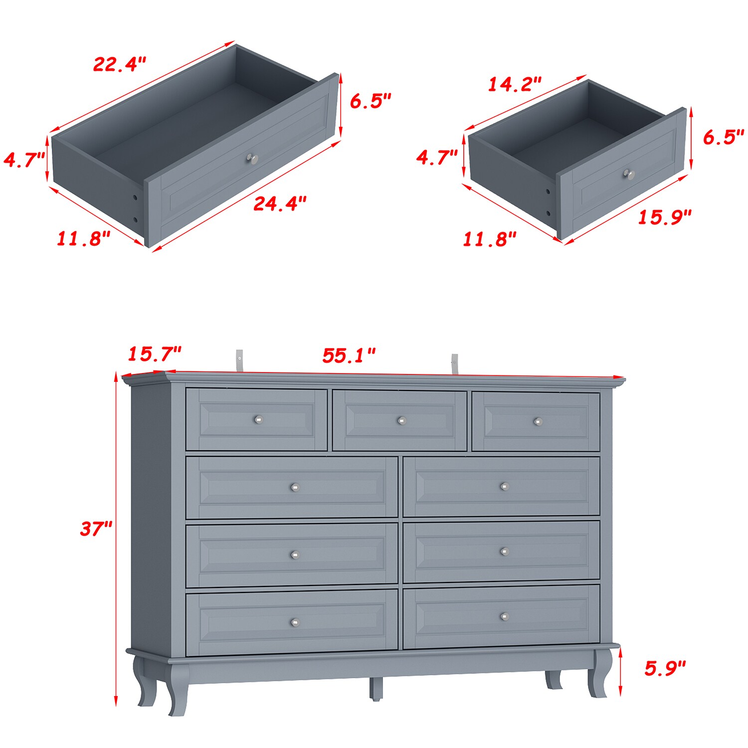 FUFU&GAGA CX0075-03 dressers - View #13