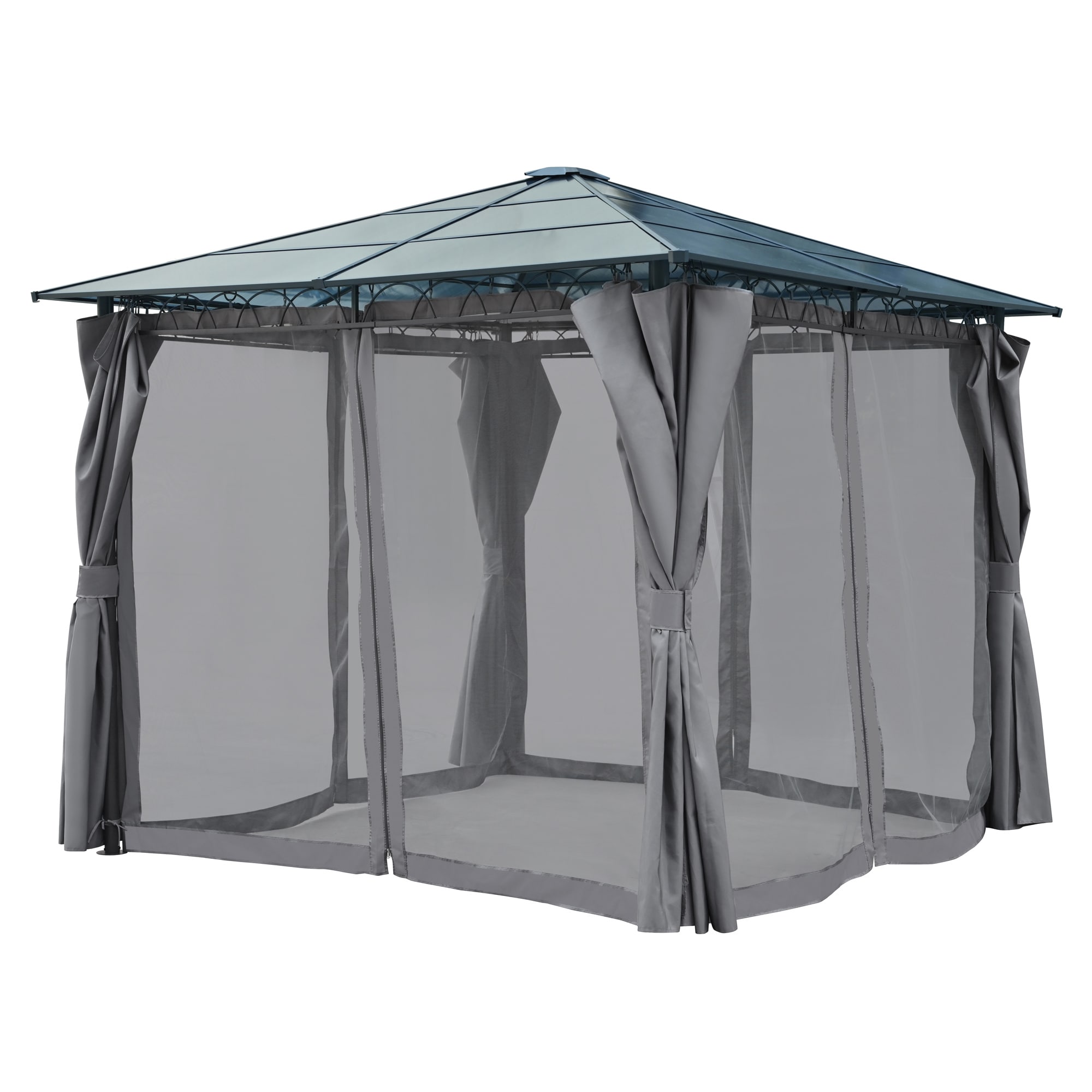 SINOFURN SYA010483BN Wood-Resin-Gazebos - View #13