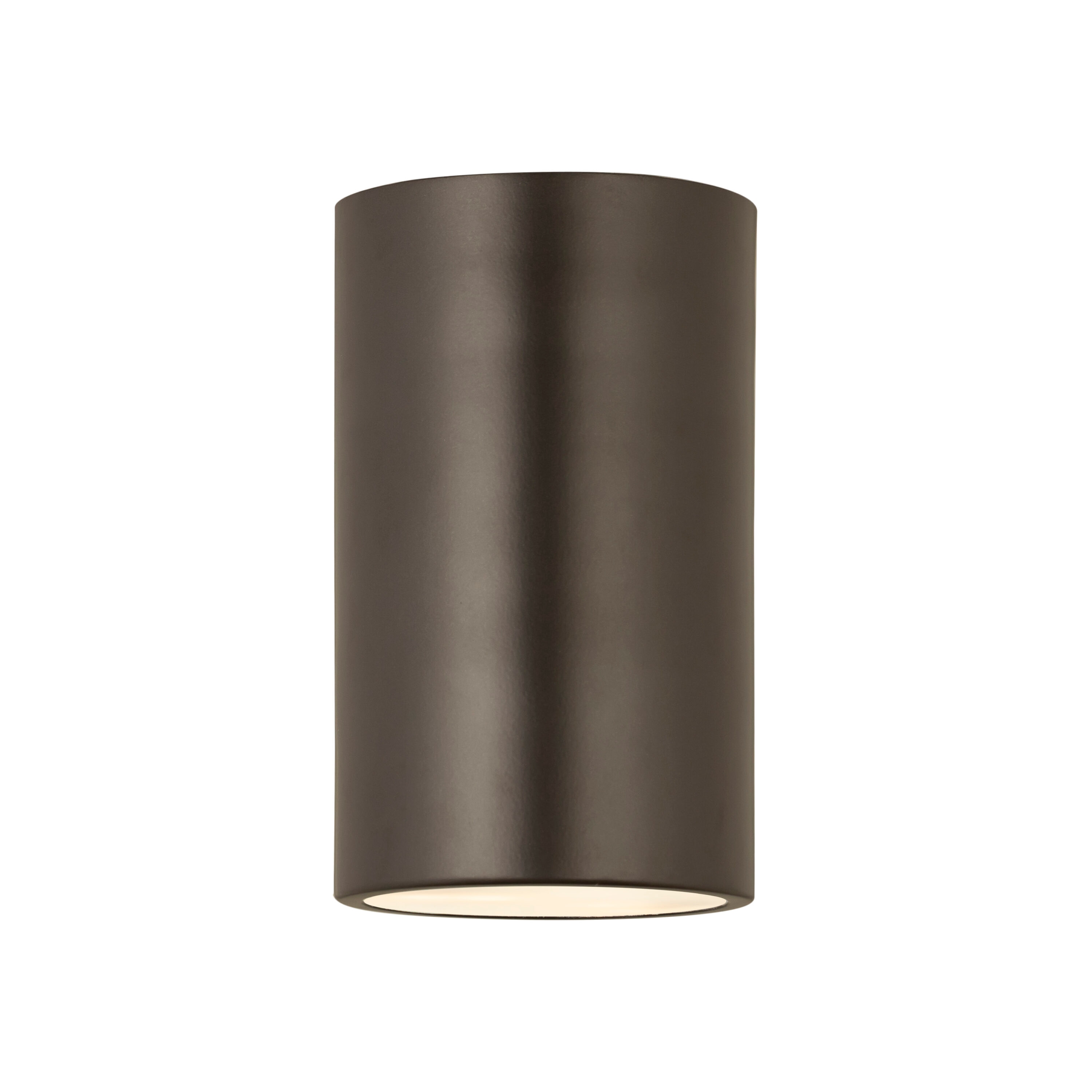 Harley Bronze Glass Drum LED Flush Mount Light