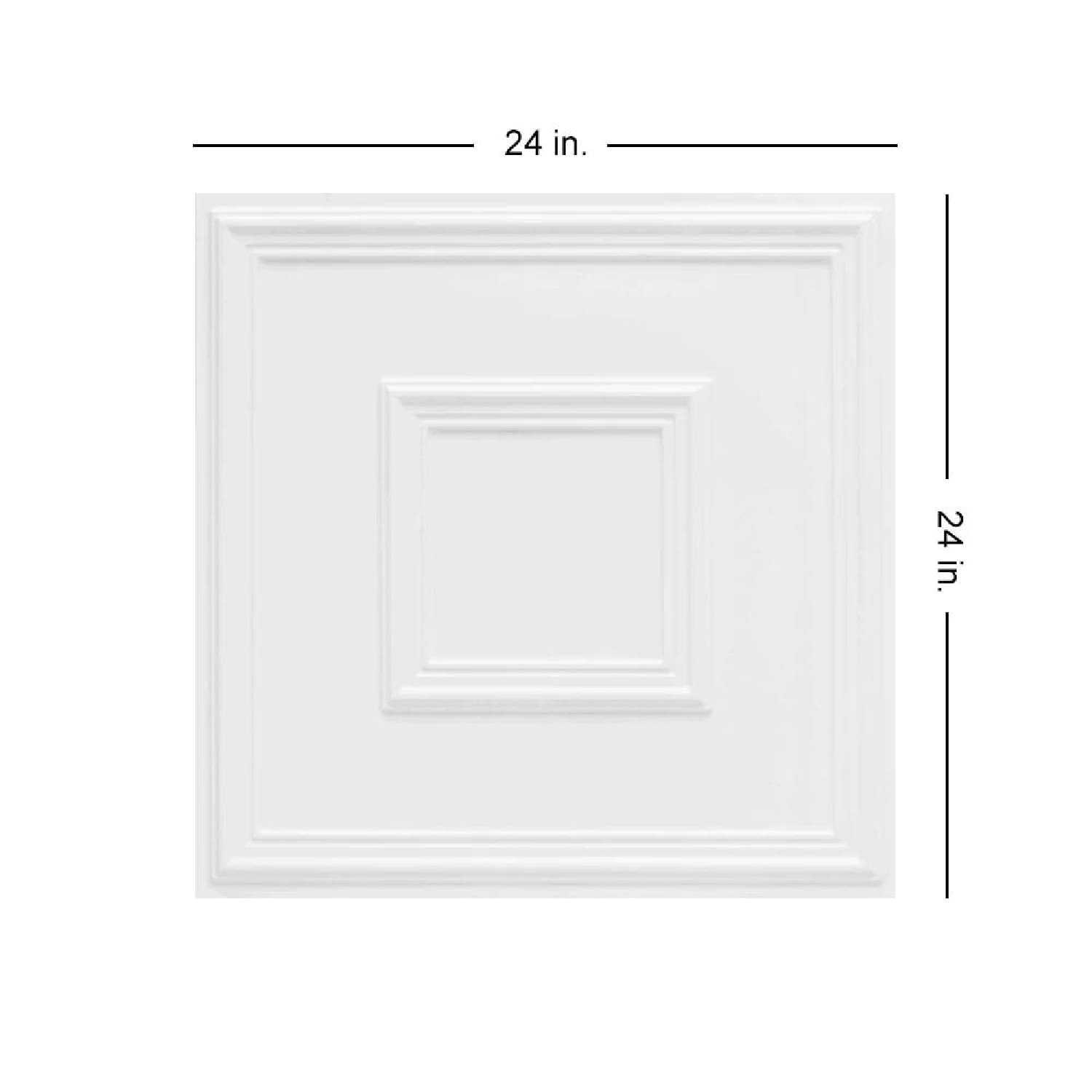 From Plain to Beautiful in Hours 208WM-24X24-10 Ceiling-Tile - View #3