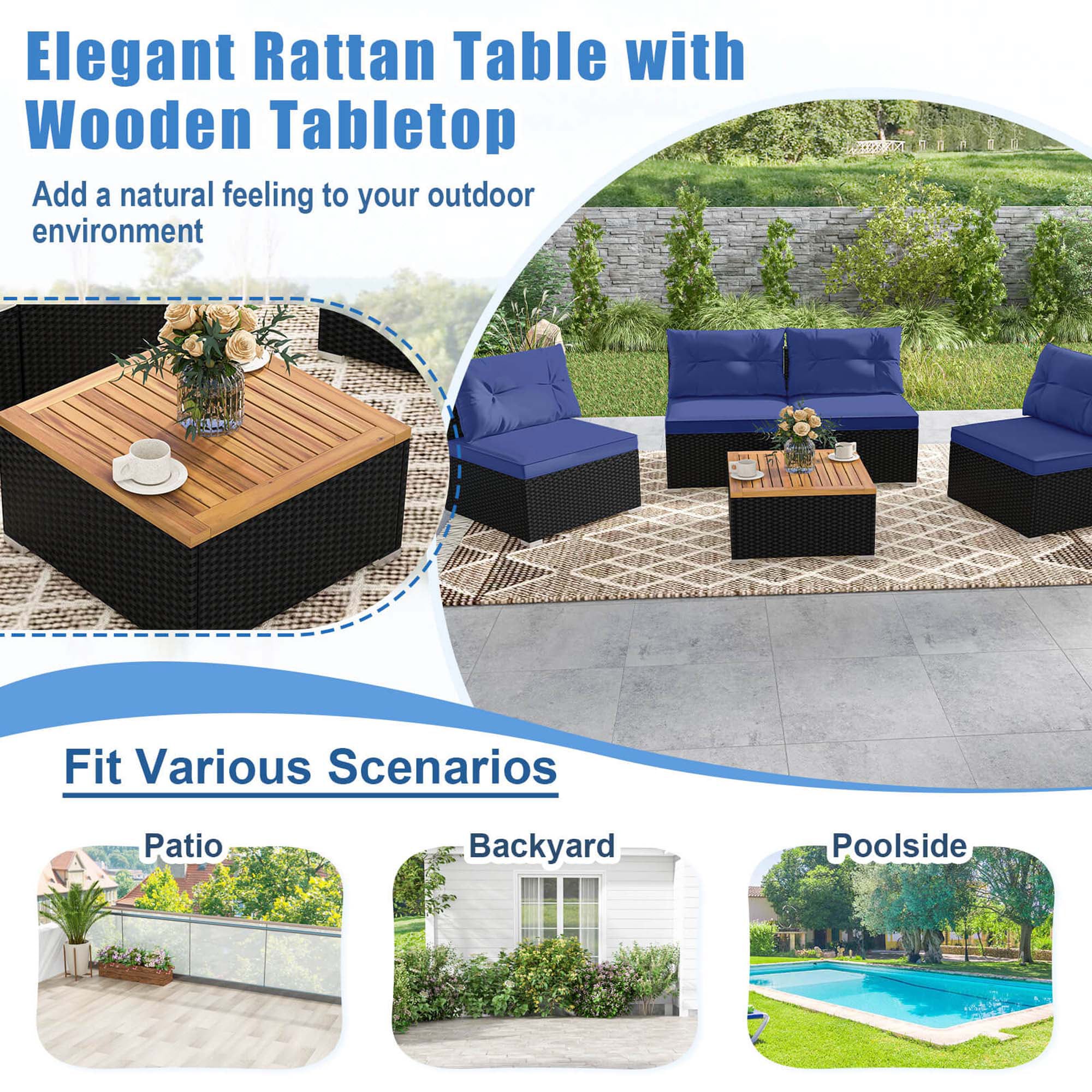 Costway HCST04942 Patio-Conversation-Sets - View #6