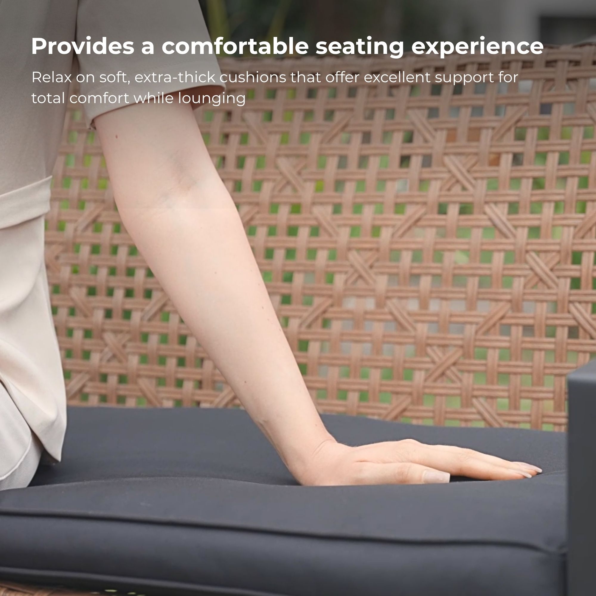 SINOFURN SYB740004BK Patio-Conversation-Sets - View #5