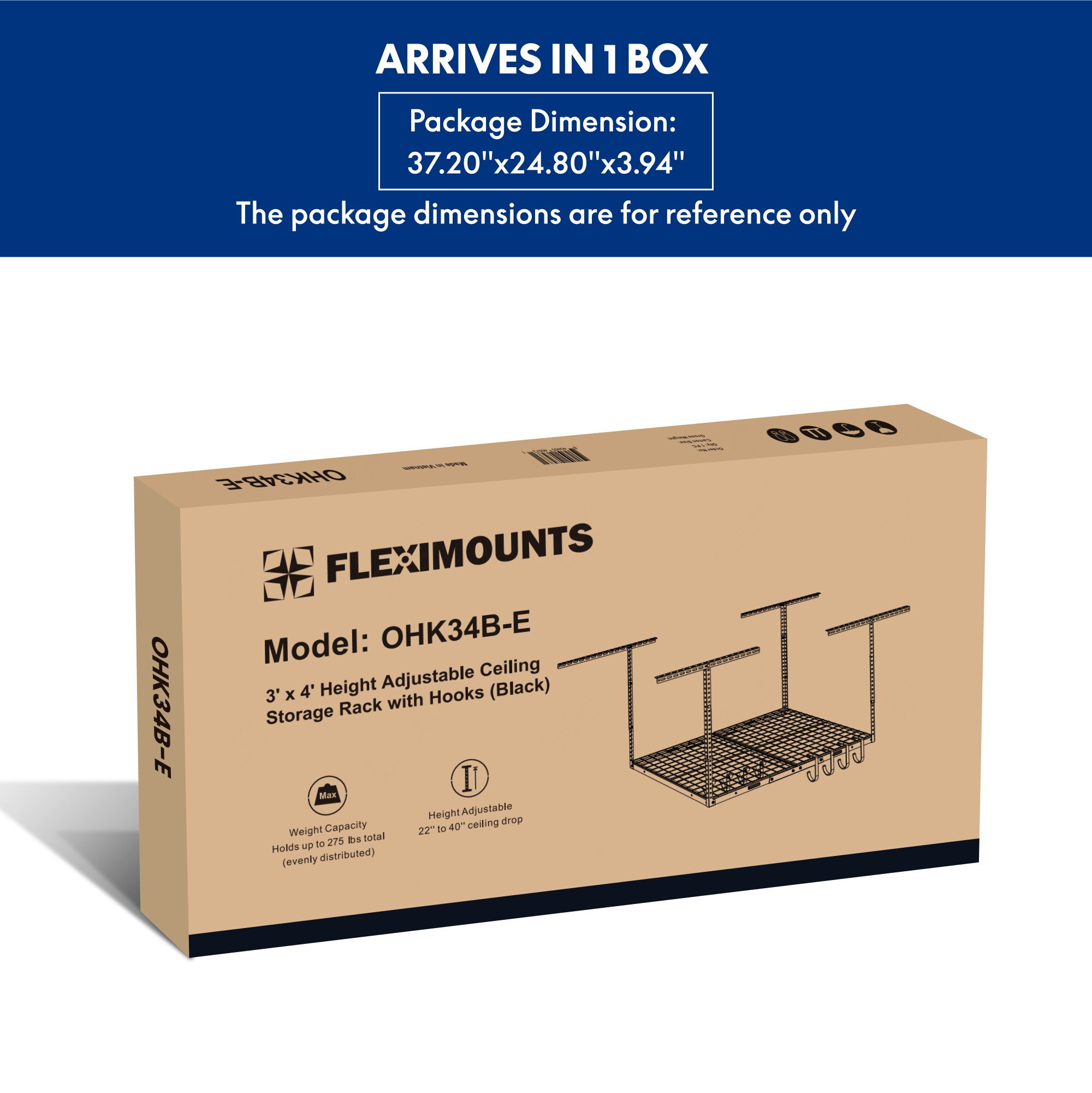 Fleximounts OHK34B-E Overhead-Garage-Storage - View #8