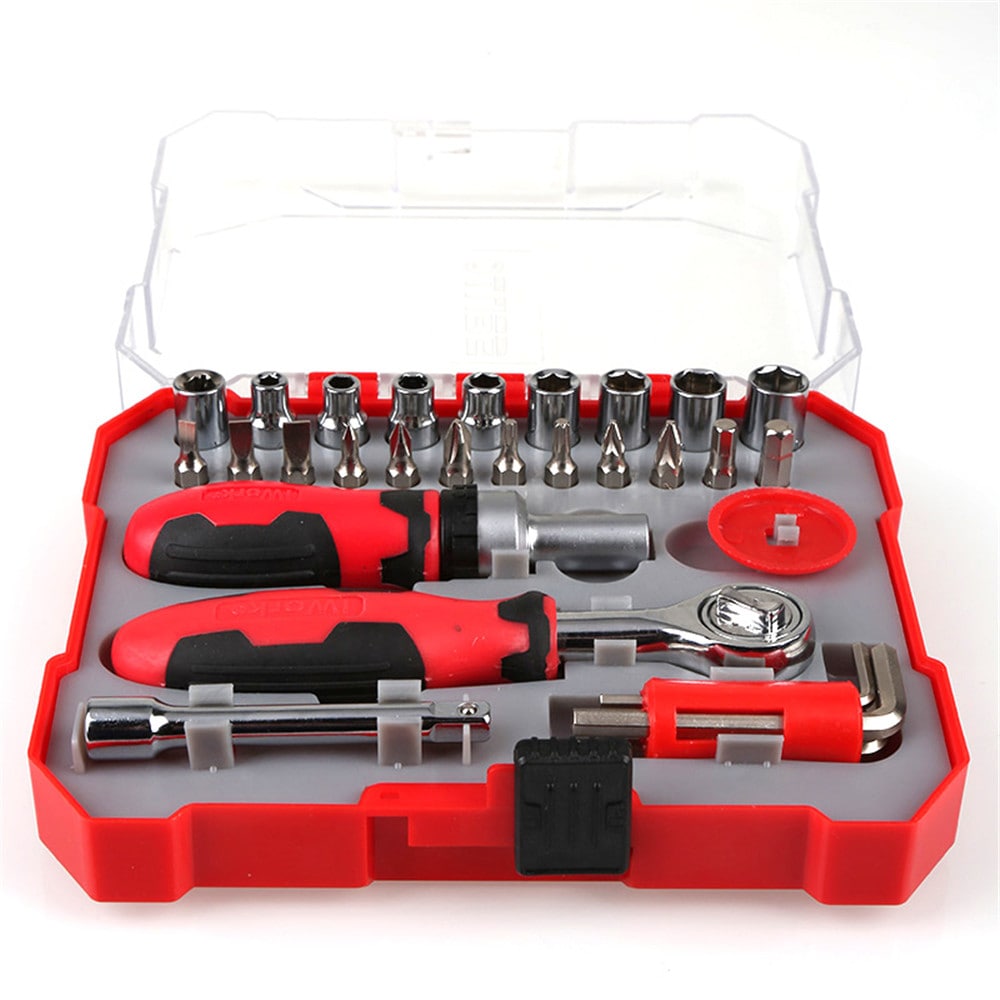 Wrightmaster DOL0503 29-Piece Household Tool Set with Hard Case
