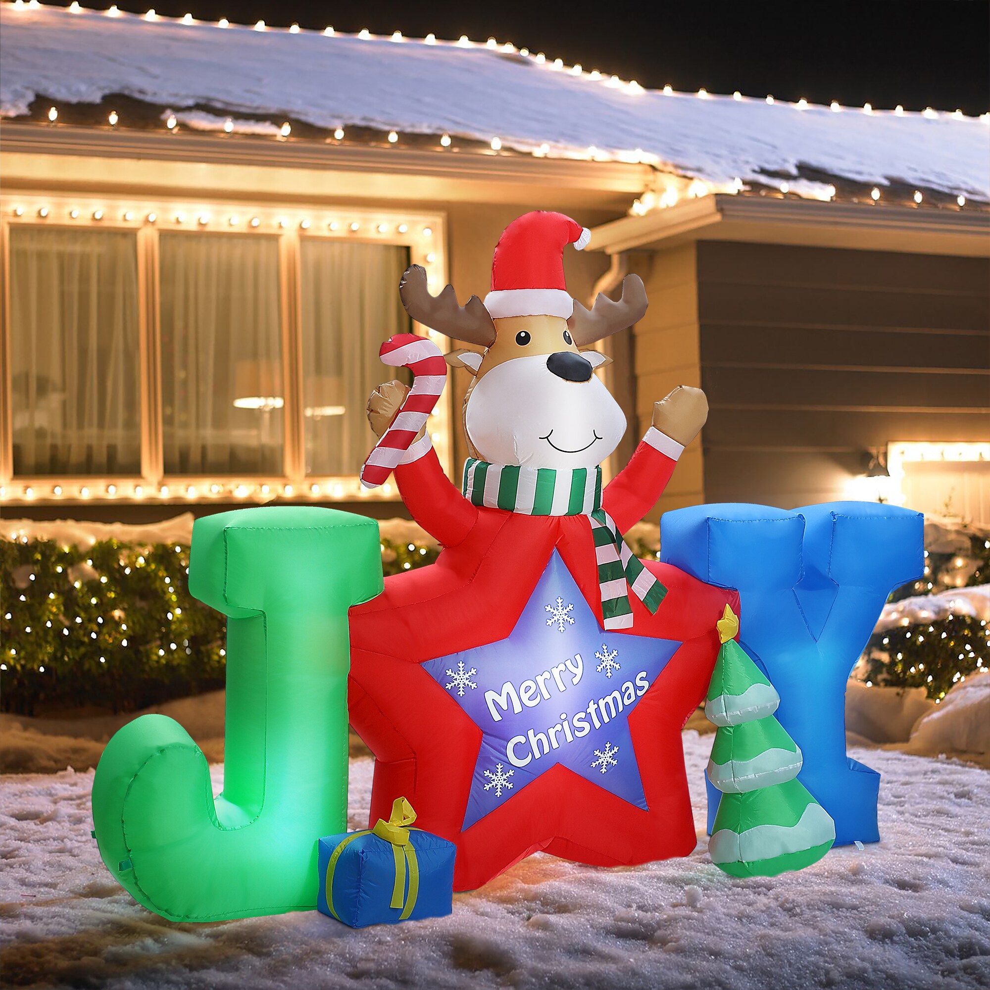 LuxenHome WHIN1777 Christmas-Inflatables - View #4