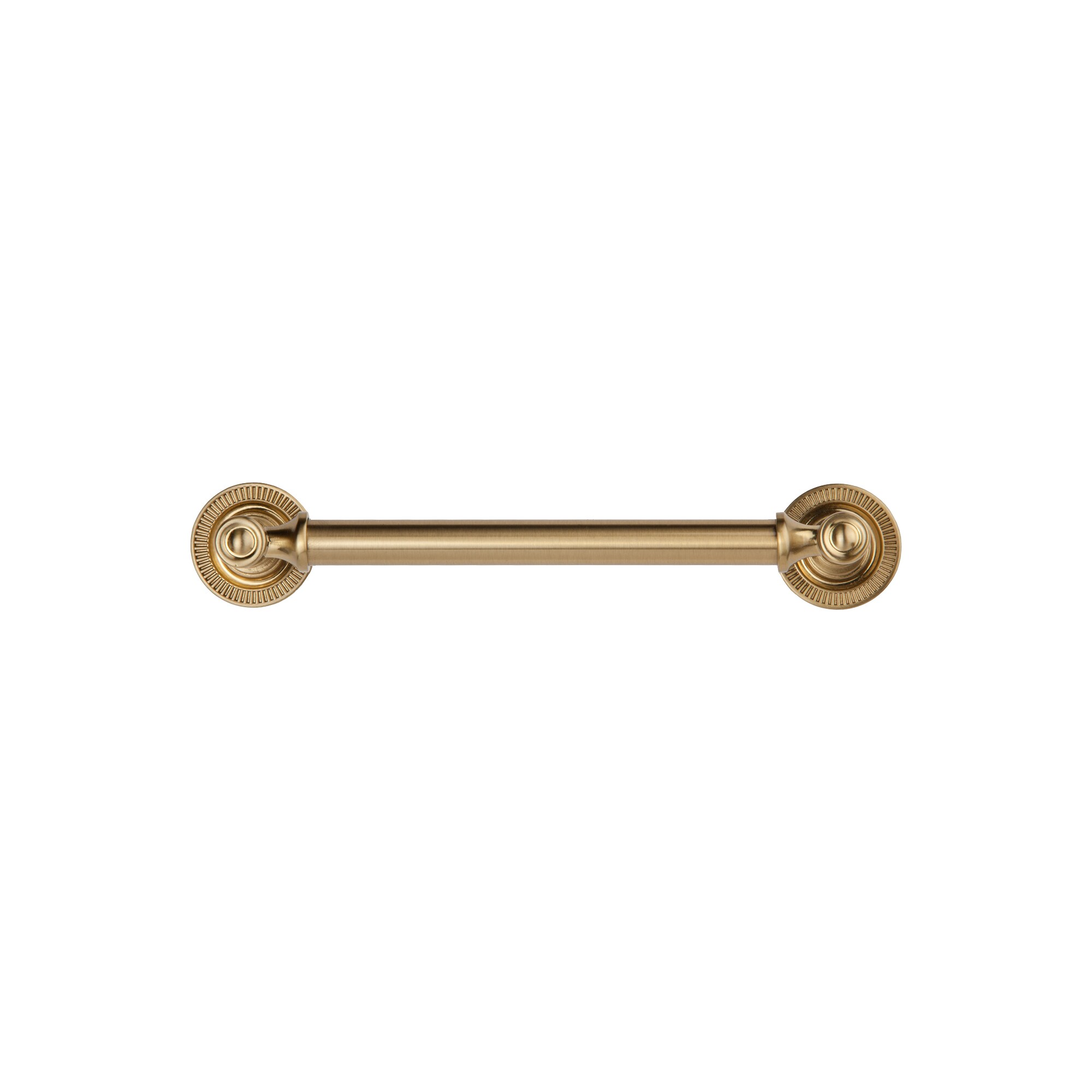 Sumner Street Home Hardware Minted 6-in Center to Center Satin Brass  Cylindrical Bar Drawer Pulls