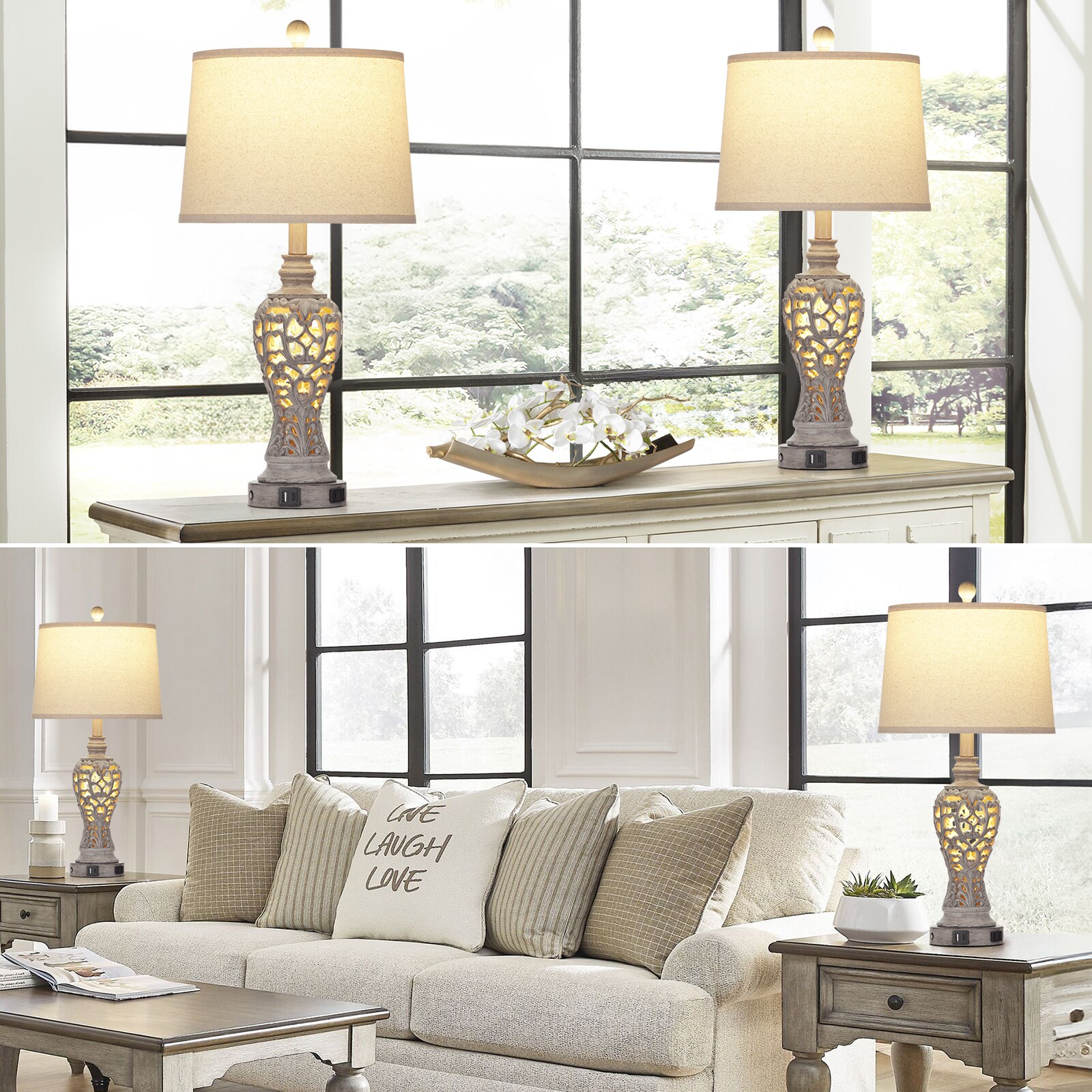UrFurnishings TD-366 Table-Lamps - View #8