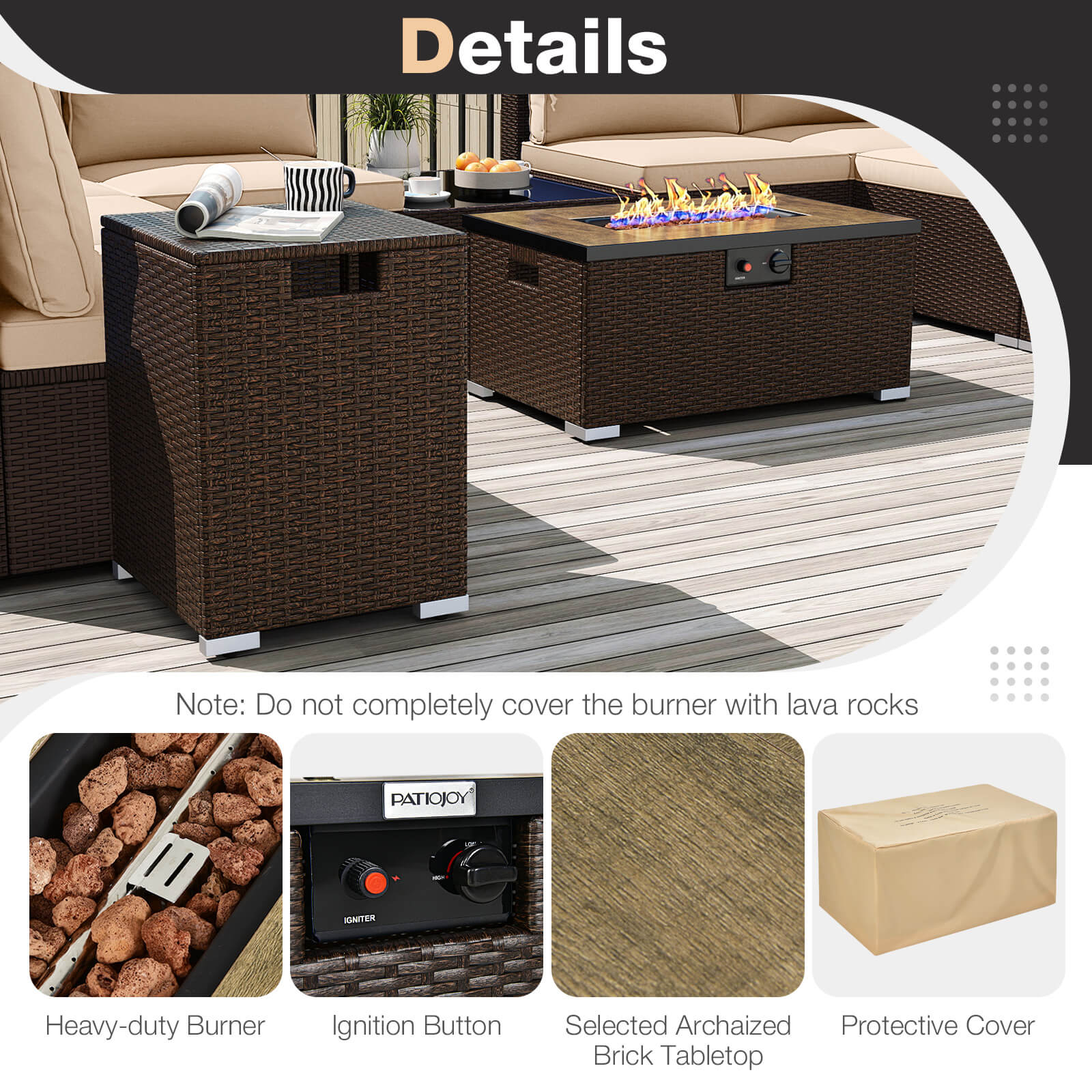 Costway CSHY006246 Patio-Conversation-Sets - View #5