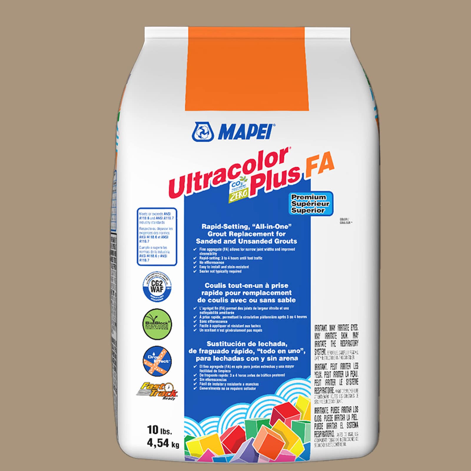 MAPEI 6BU500505 Ultracolor Plus FA Chamois #5005 All-in-one Grout (10-lb)