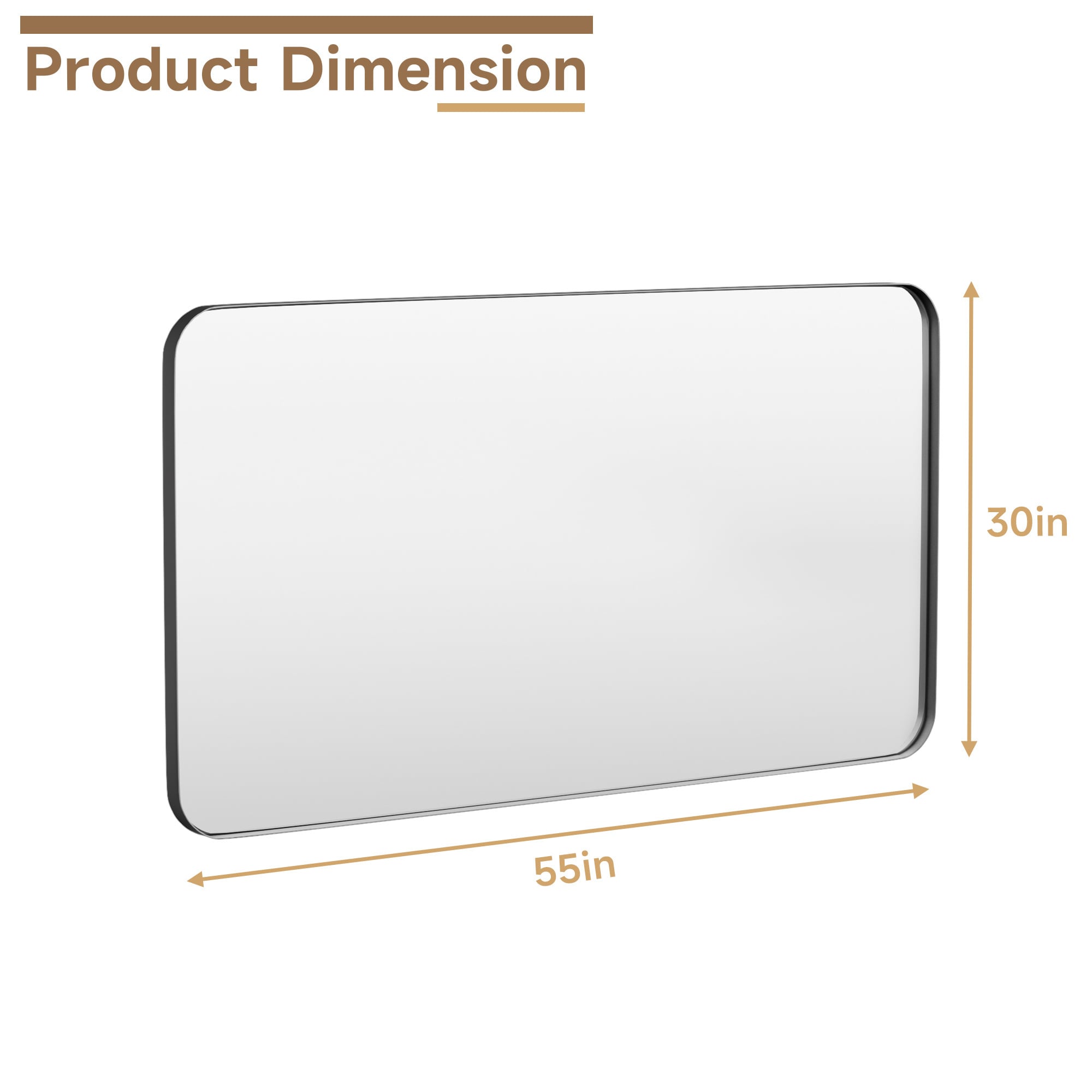 LOVMOR M-B-DX-5530-LSQ Decor-Mirrors - View #2