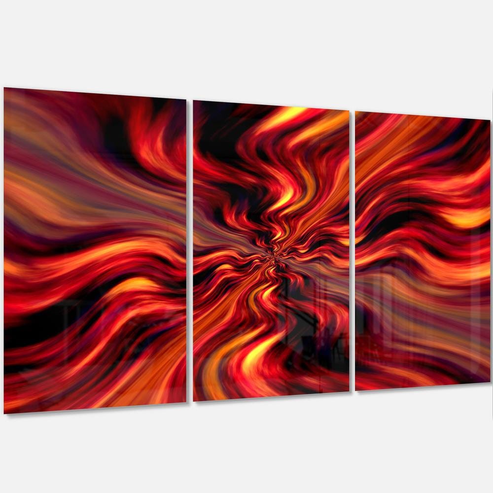 Designart 28-in H x 36-in W Abstract Metal Print at Lowes.com