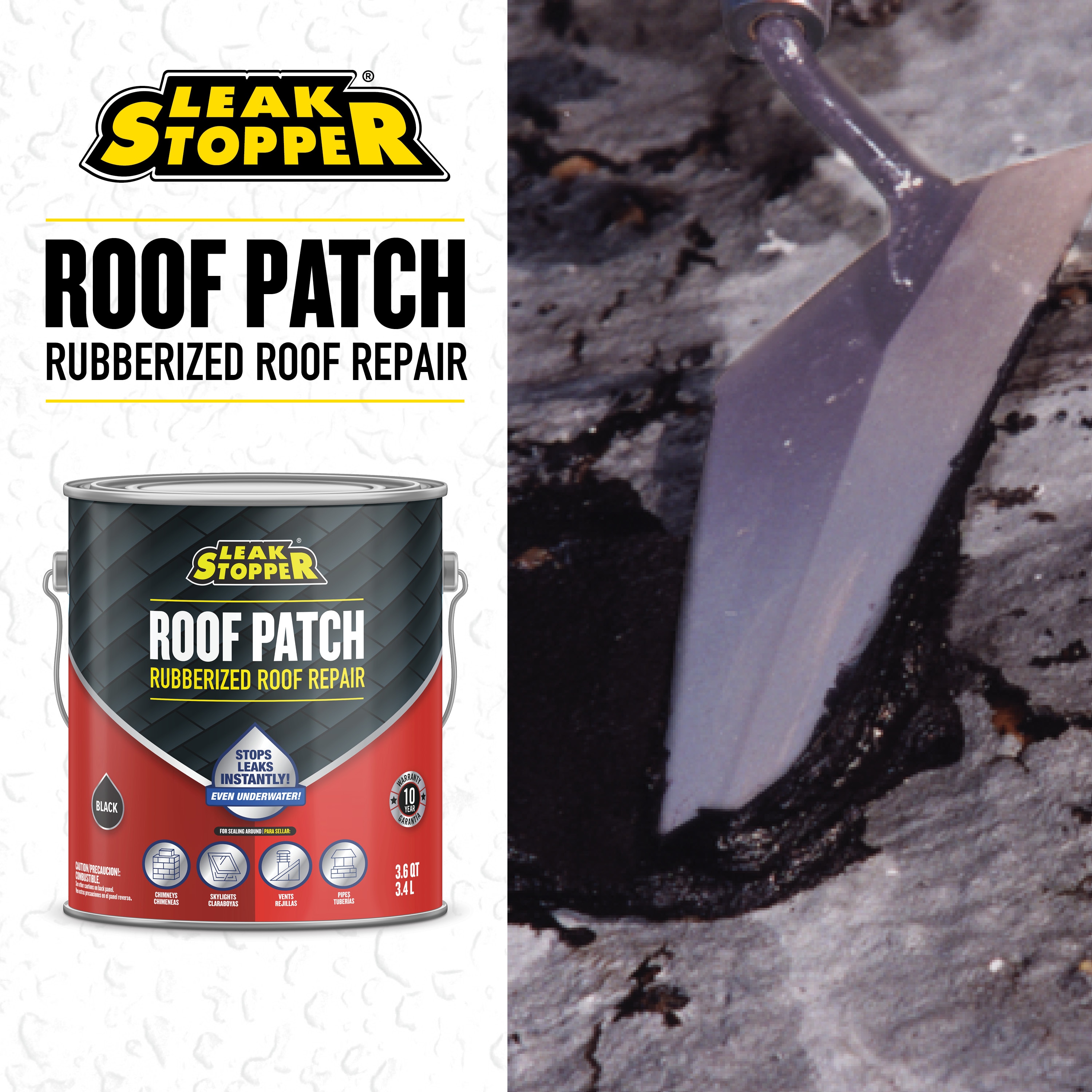 Black Knight 300 mL Clear Patch Roof Repair