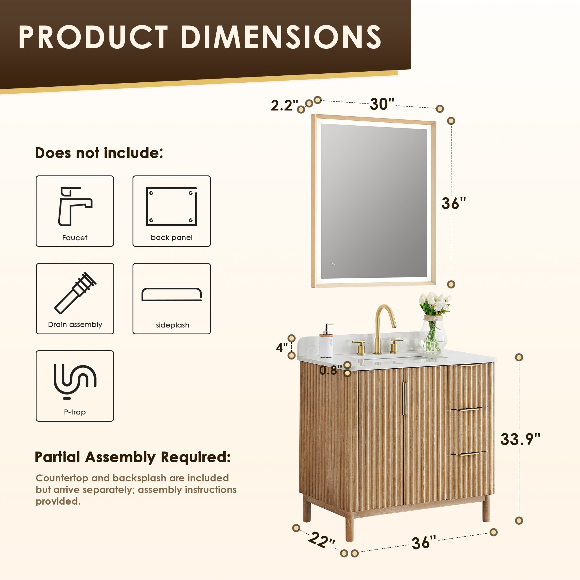 Altair 575036-WL-GW Bath-Vanity-Combo - View #11