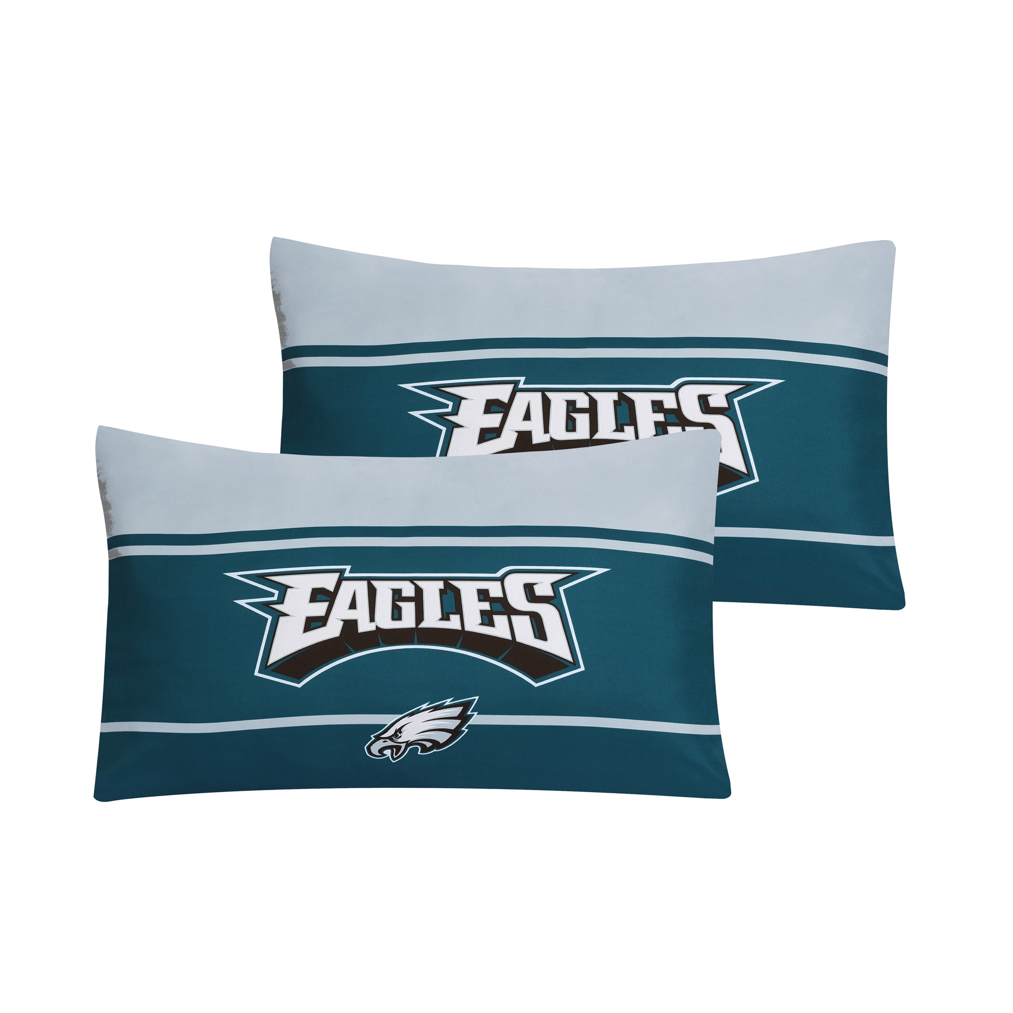 Cathay Sports Philadelphia Eagles 3-Piece Midnight Green/Silver Full/Queen  Comforter Set in the Bedding Sets department at