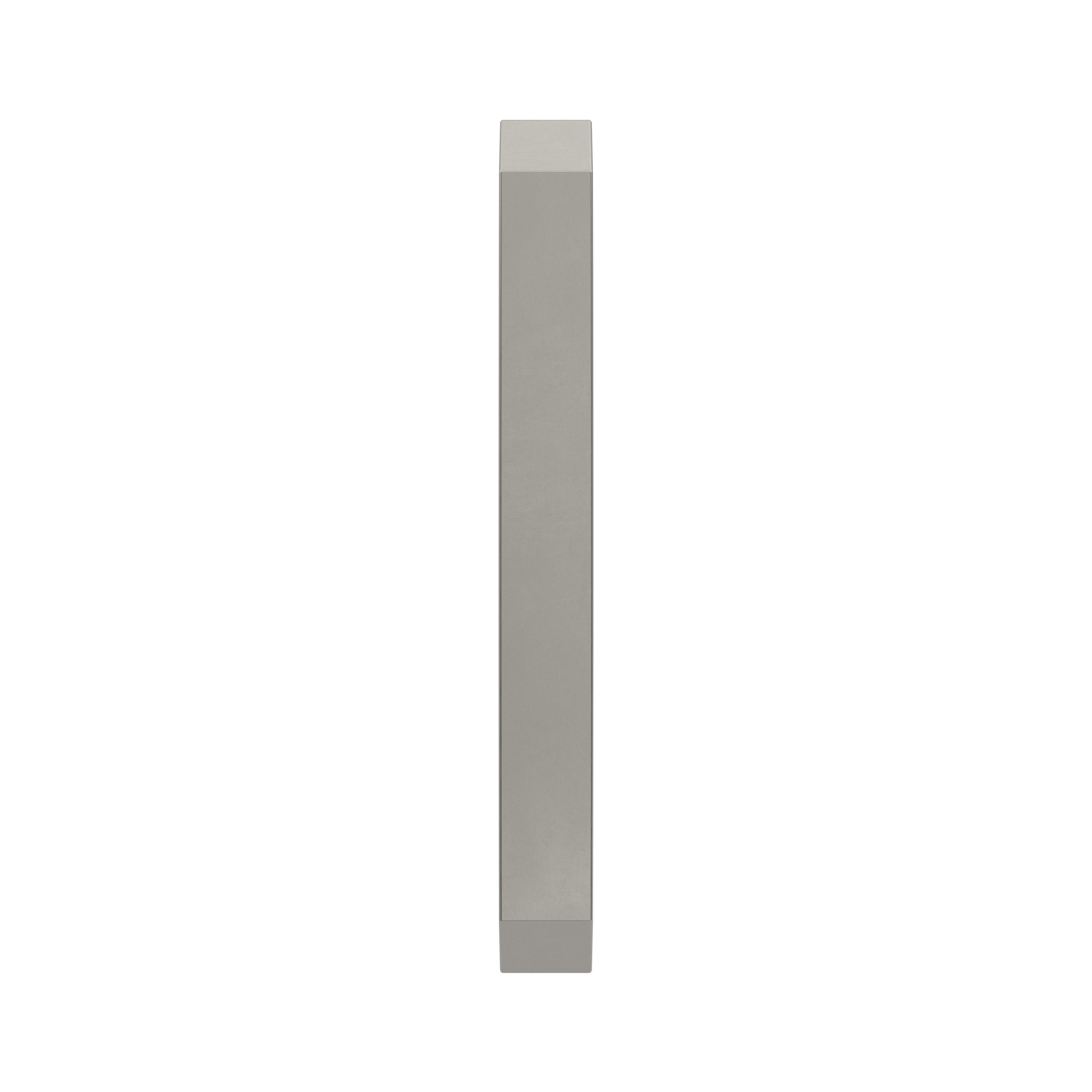 Brushed Nickel Modern Cabinet and Drawer Pull with Mounting Hardware