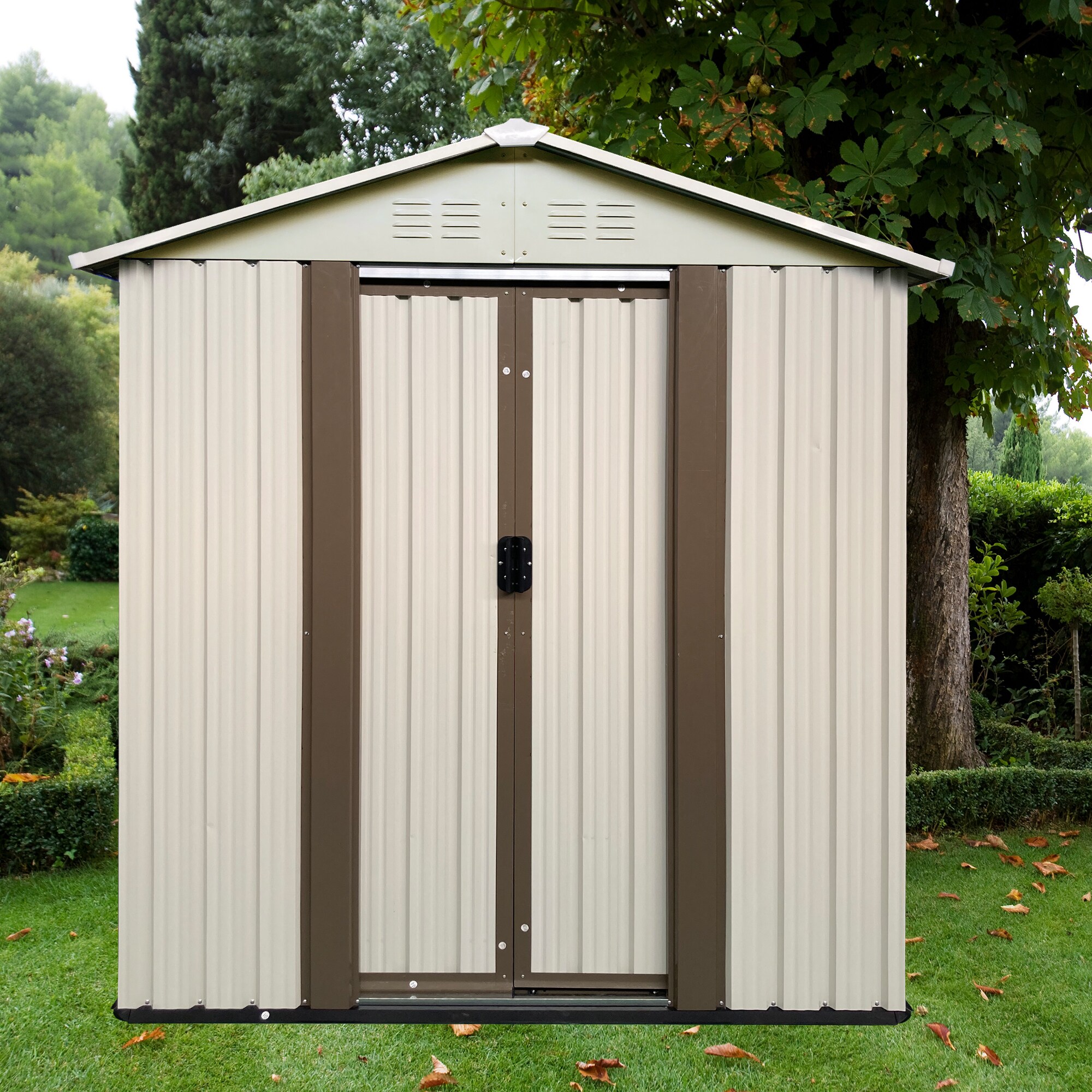 LUXEYARD DS-M-BAC03624 Metal-Storage-Buildings-Sheds - View #4