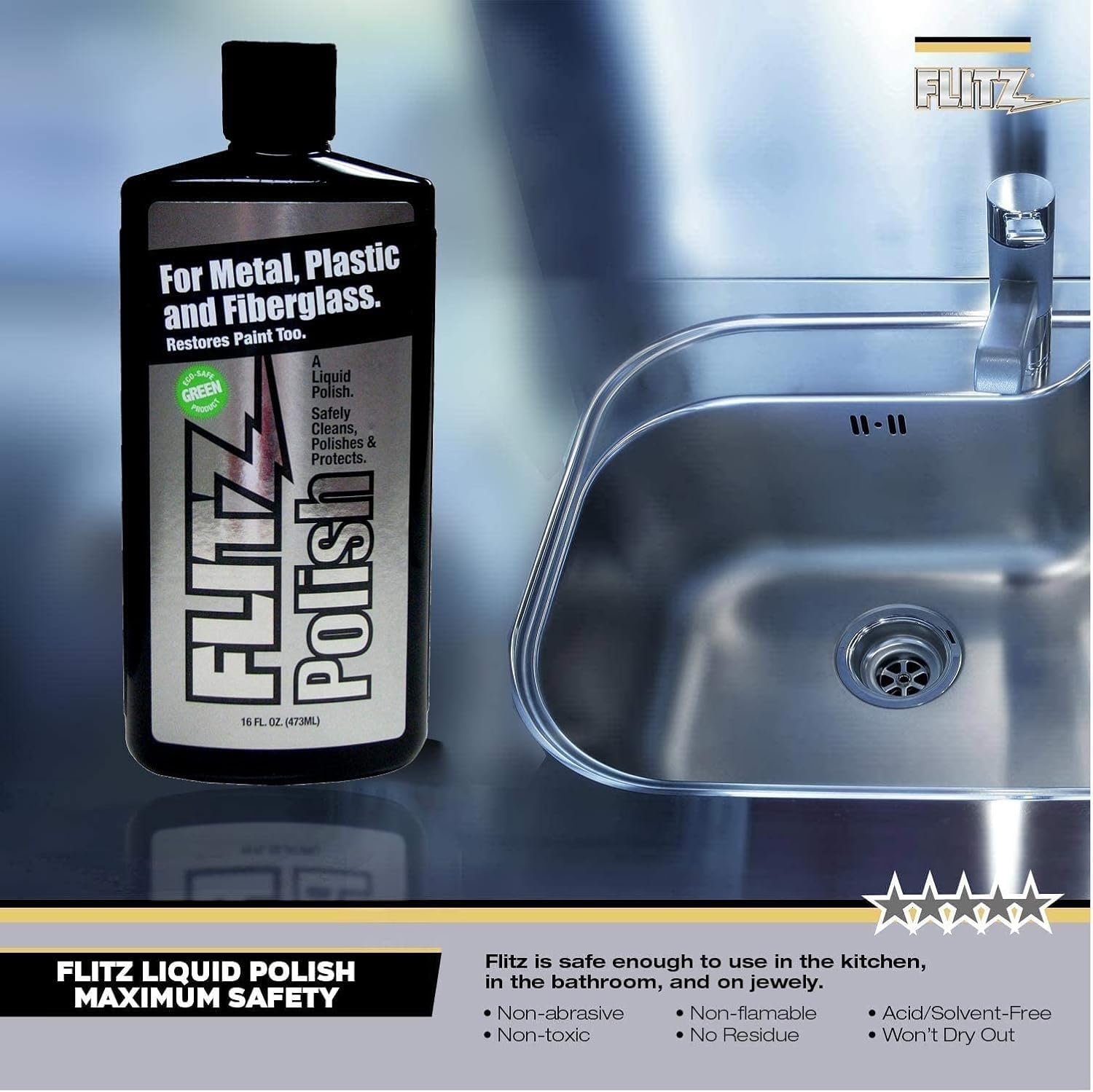 Flitz LQ 04587-24A-24PK Metal-Cleaners - View #5