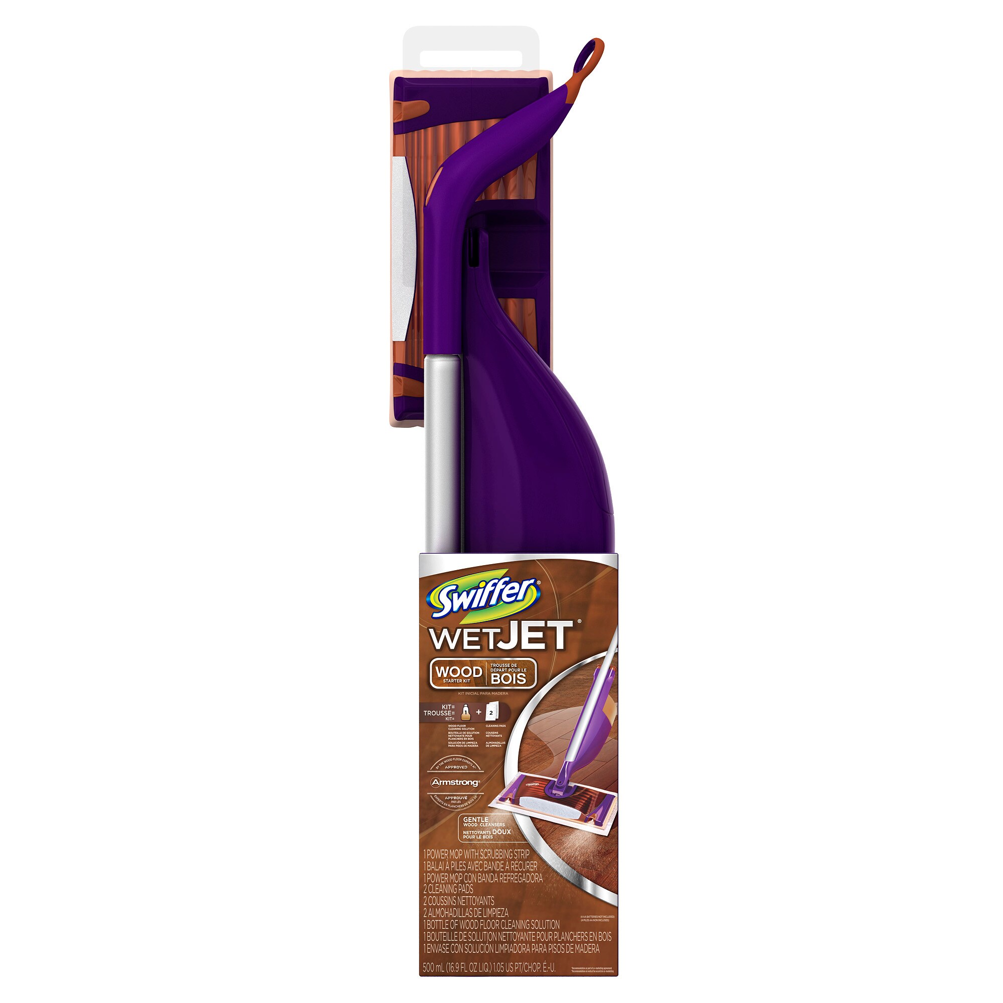 Swiffer WetJet Wood Double Nozzle 16.9-fl oz Spray Mop