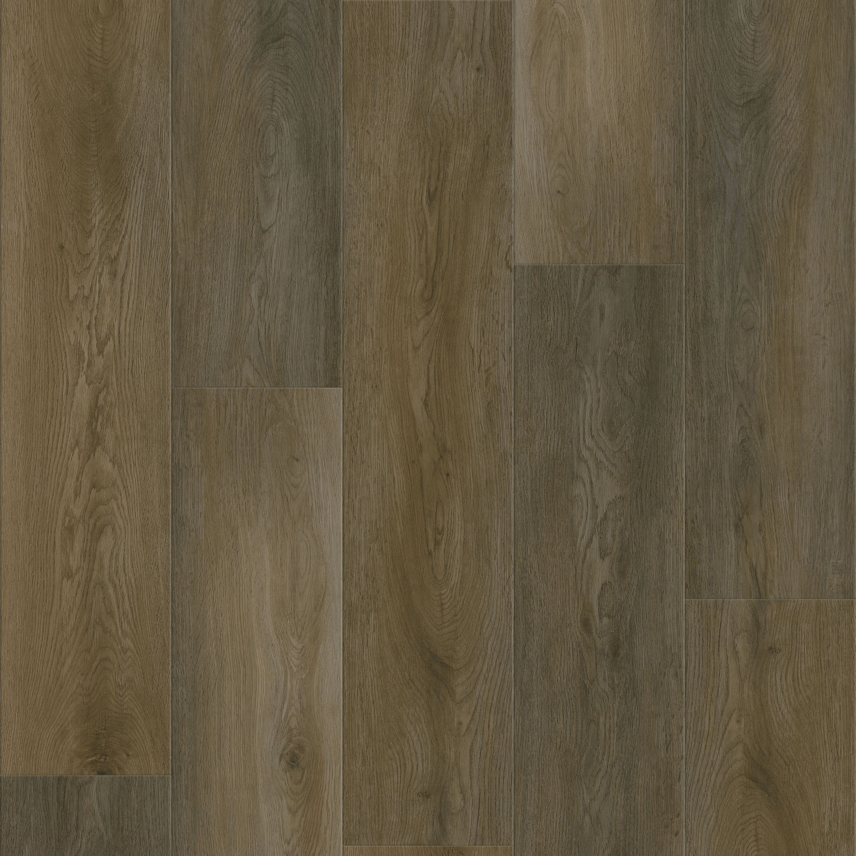 Style Selections 813SLK03V Brunette Oak 12-mil x 7-in W x 48-in L Waterproof Luxury Vinyl Plank Flooring ( 23.36-sq ft Carton )