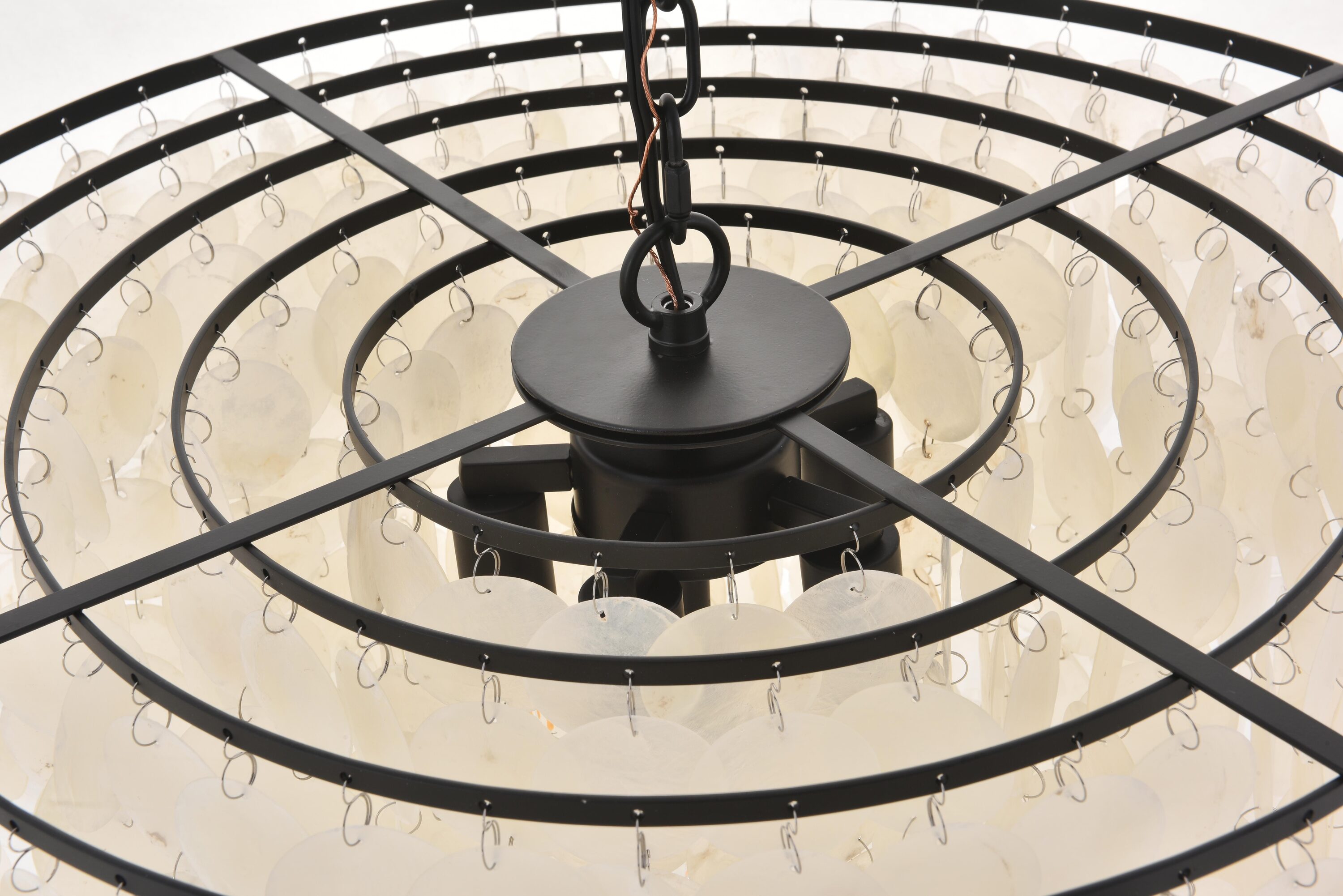 Elegant Decor HFDL15150D24BK Pendant-Lights - View #12