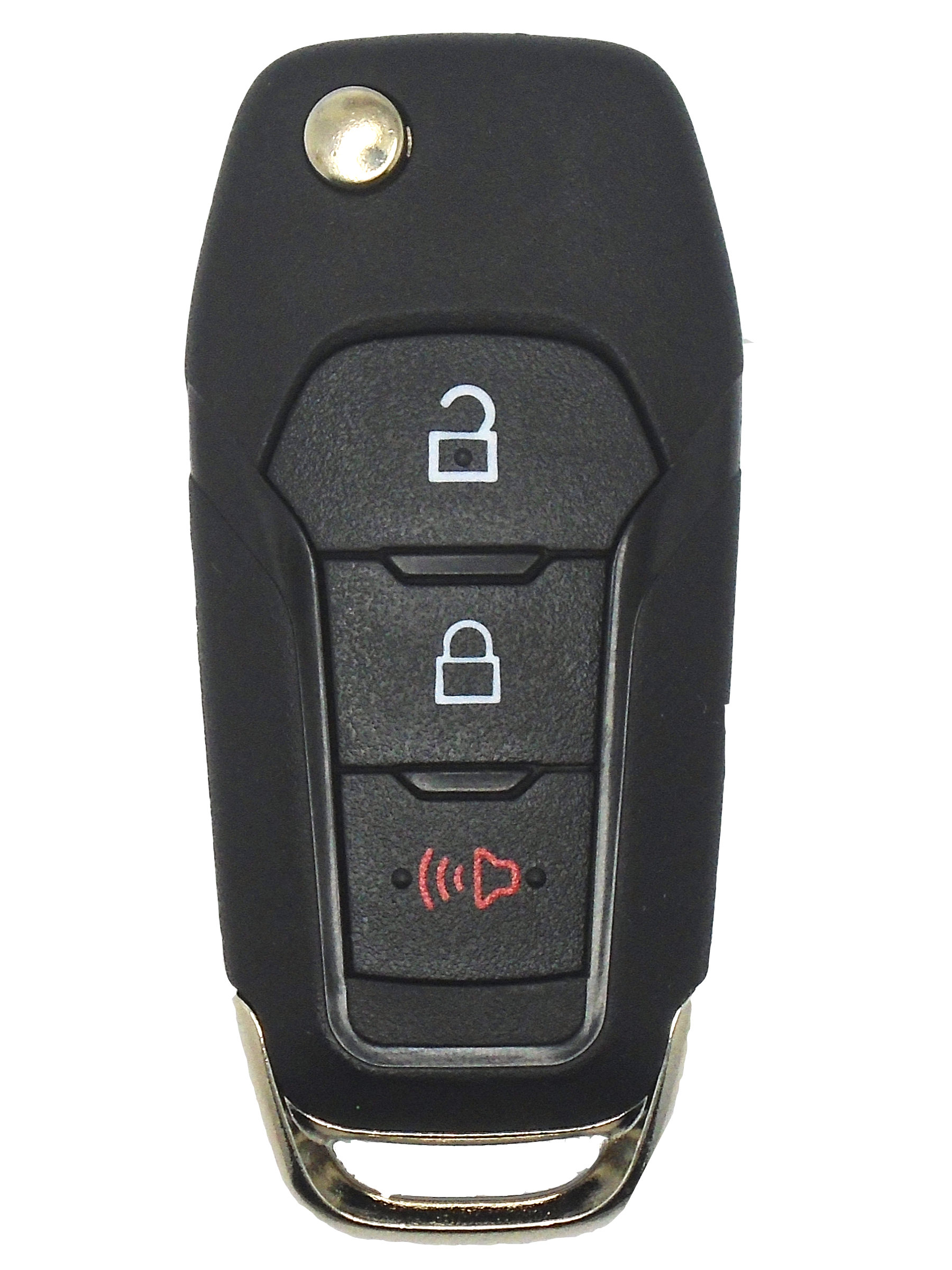 Car Keys Express FDFL-H3Z0SK Black Flip Key Brass Automotive Key Blank