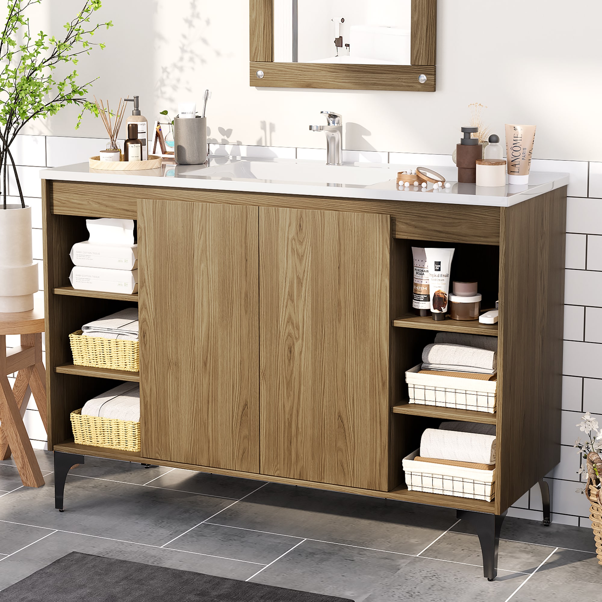 JEAREY JE-LDCWD-BE Bath-Vanity-Combo - View #2