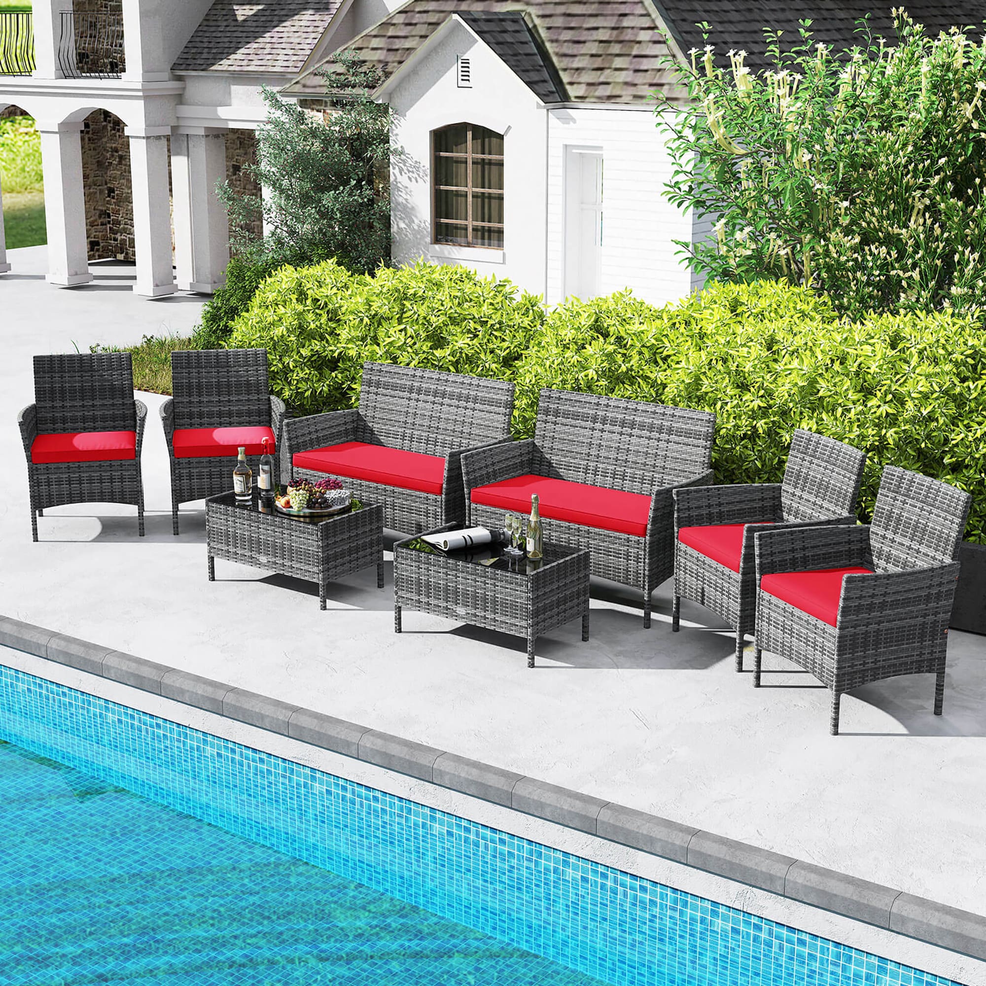 Costway HCST08486 Patio-Conversation-Sets - View #6