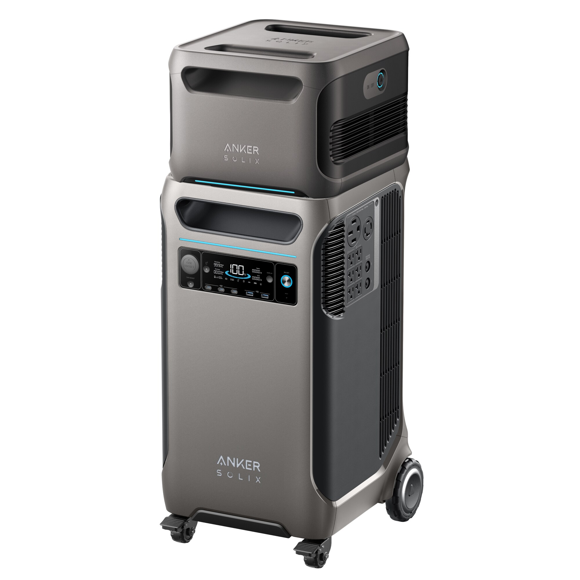 Anker SOLIX F3800 and BP3800 Extra Battery 6000Watts Portable Power