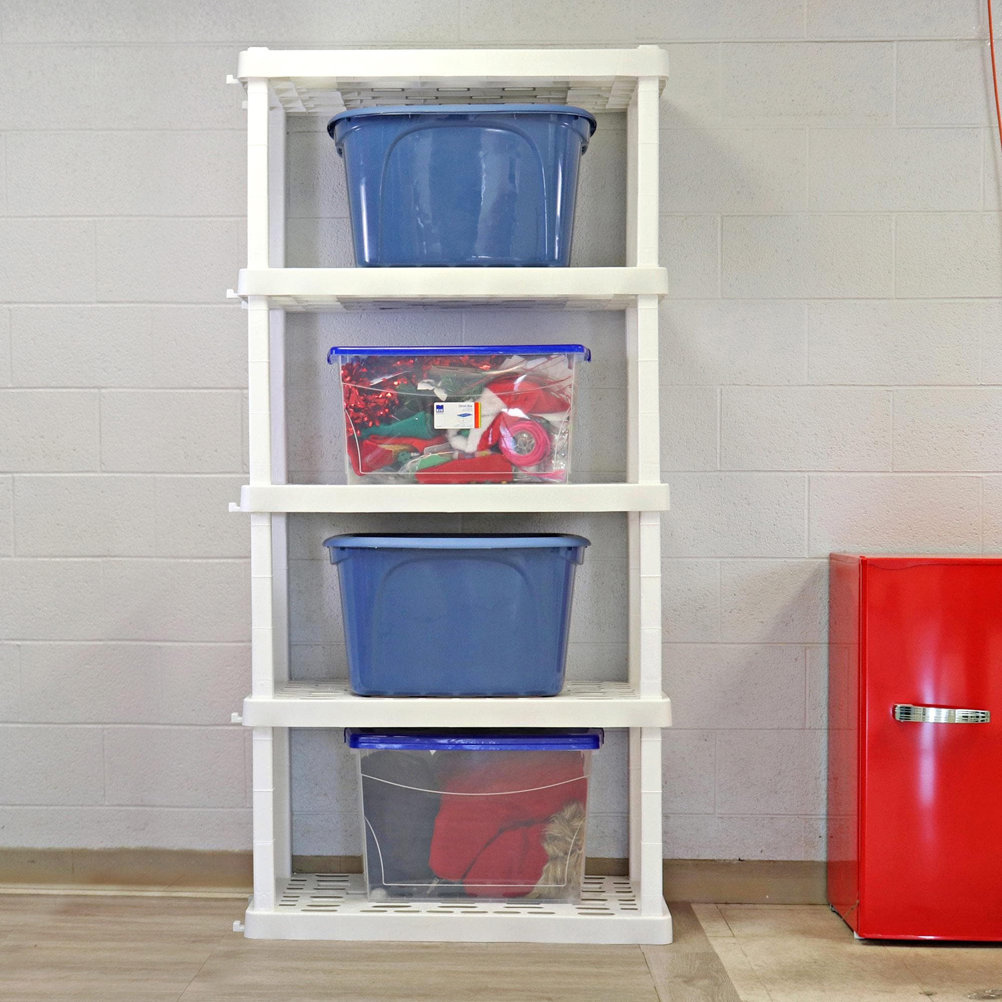 Oskar OK5S3518W Free-Standing-Shelving - View #3