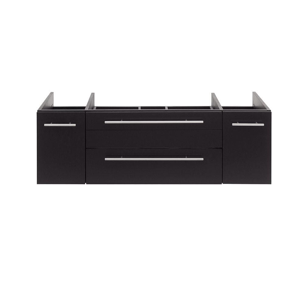 Fresca FCB6148ES-VSL Lucera 48-in Espresso Floating Bathroom Vanity Base Cabinet without Top