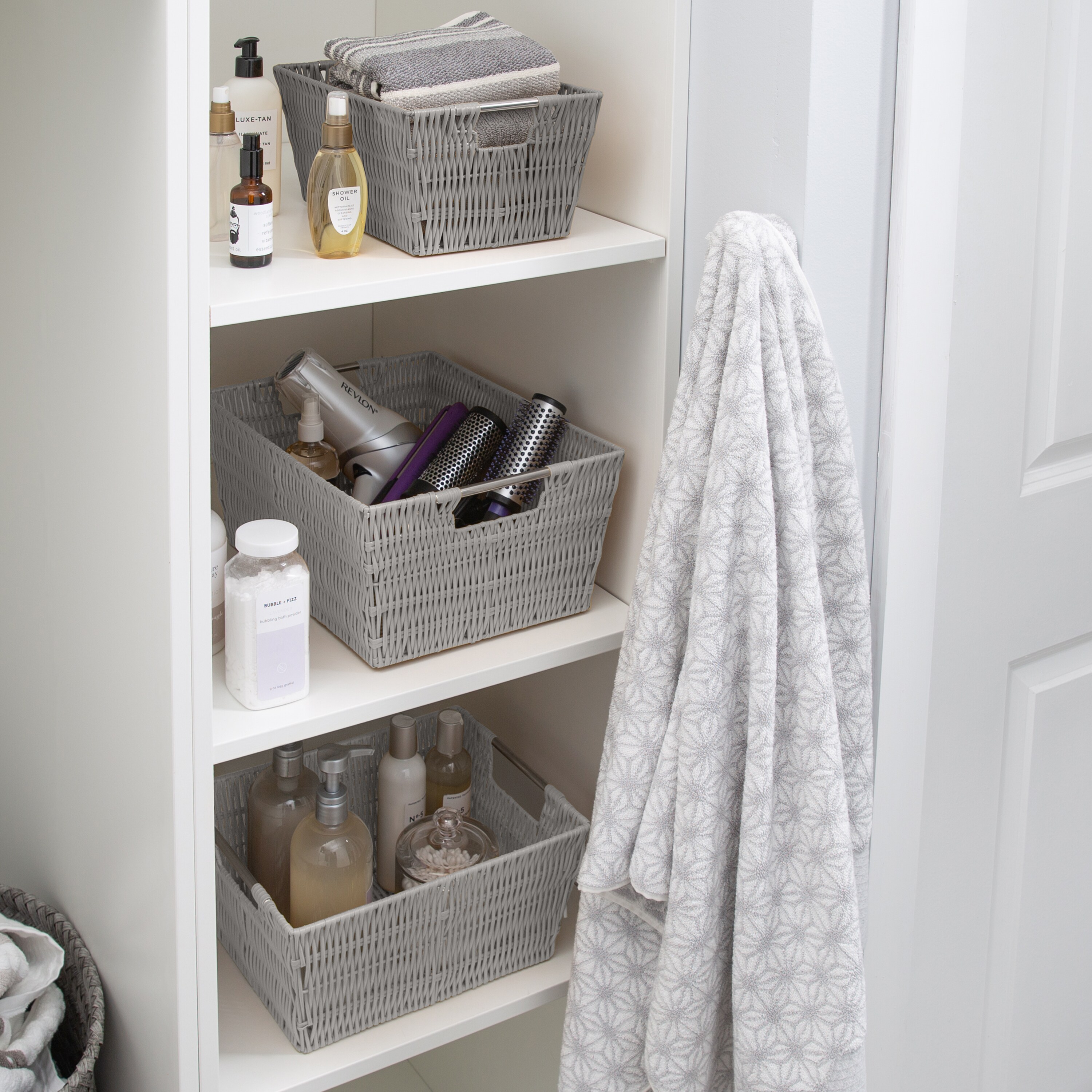 Simplify 25456-GREY Bins-Baskets - View #3