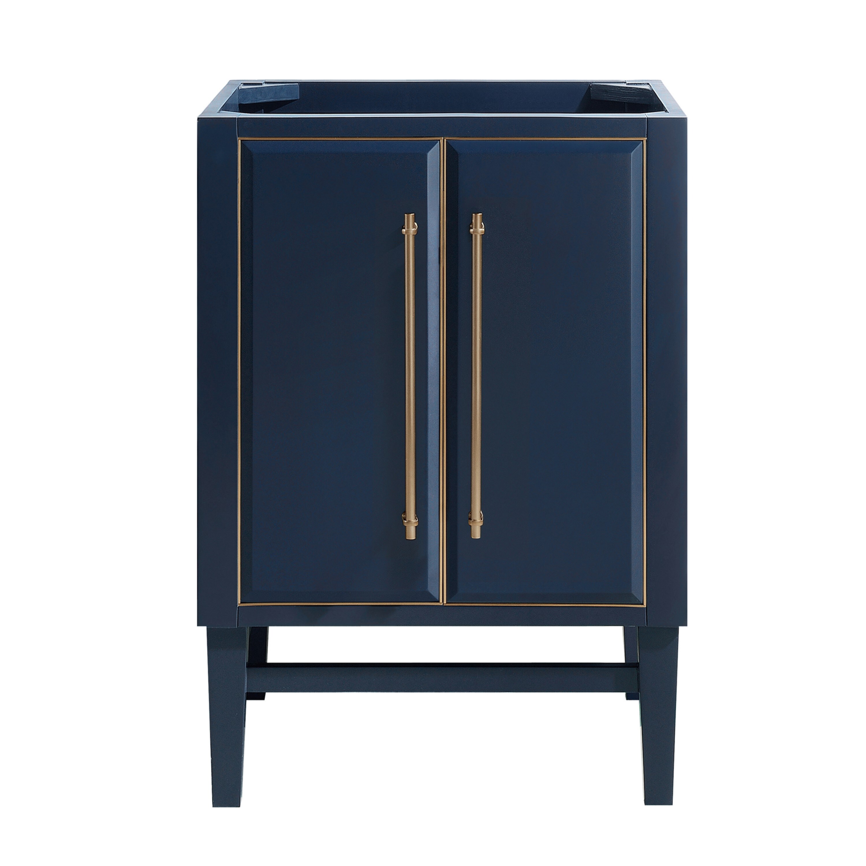 Avanity MASON-V24-NBG Mason 24-in Navy blue Bathroom Vanity Base Cabinet without Top