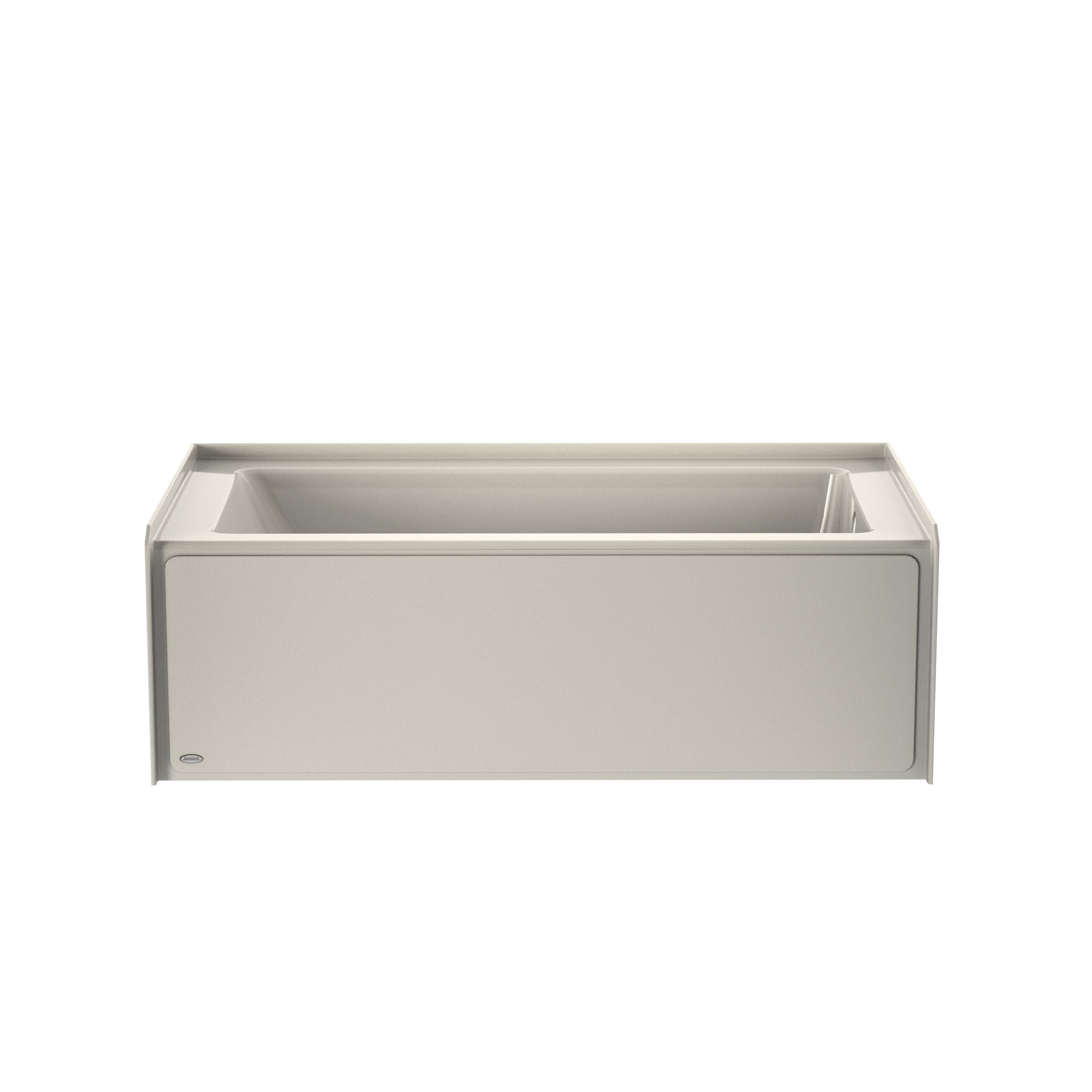 Jacuzzi QF14969 32 x 60 Oyster Acrylic Rectangular Alcove Whirlpool tub ( Right Drain )