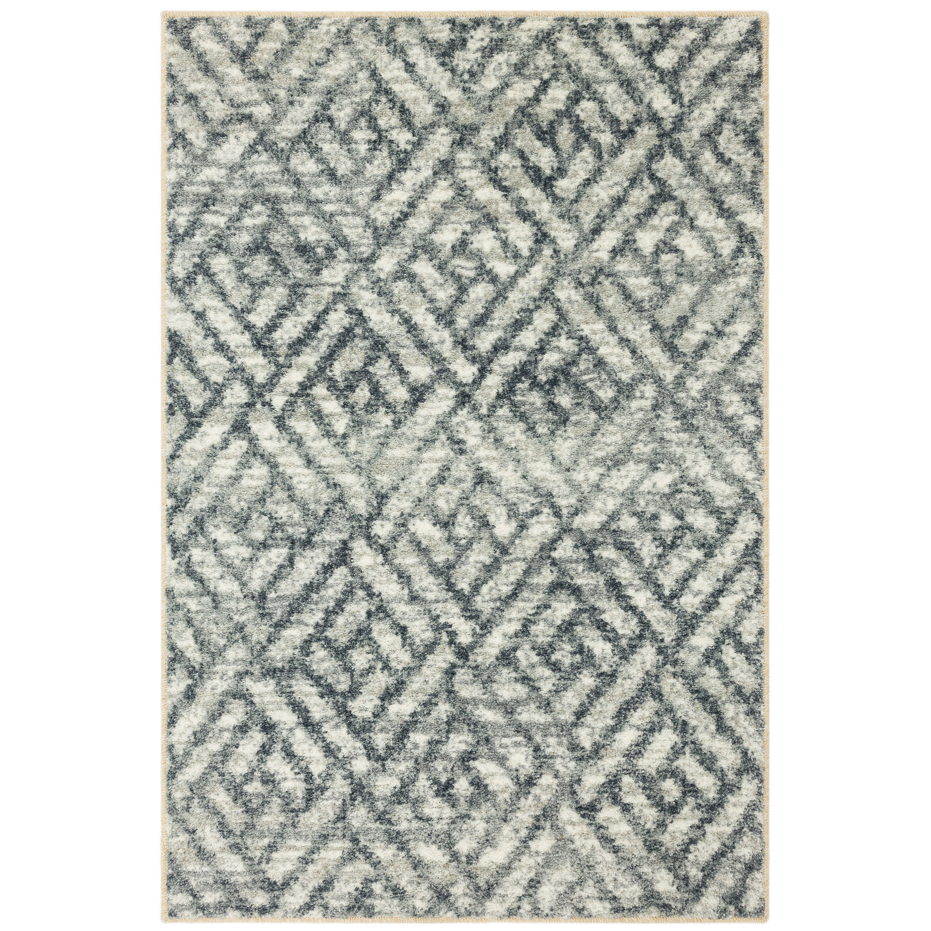Scott Living 13375 431 030045 Aurora 3 X 4 (ft) Gray Indoor Geometric Throw Rug
