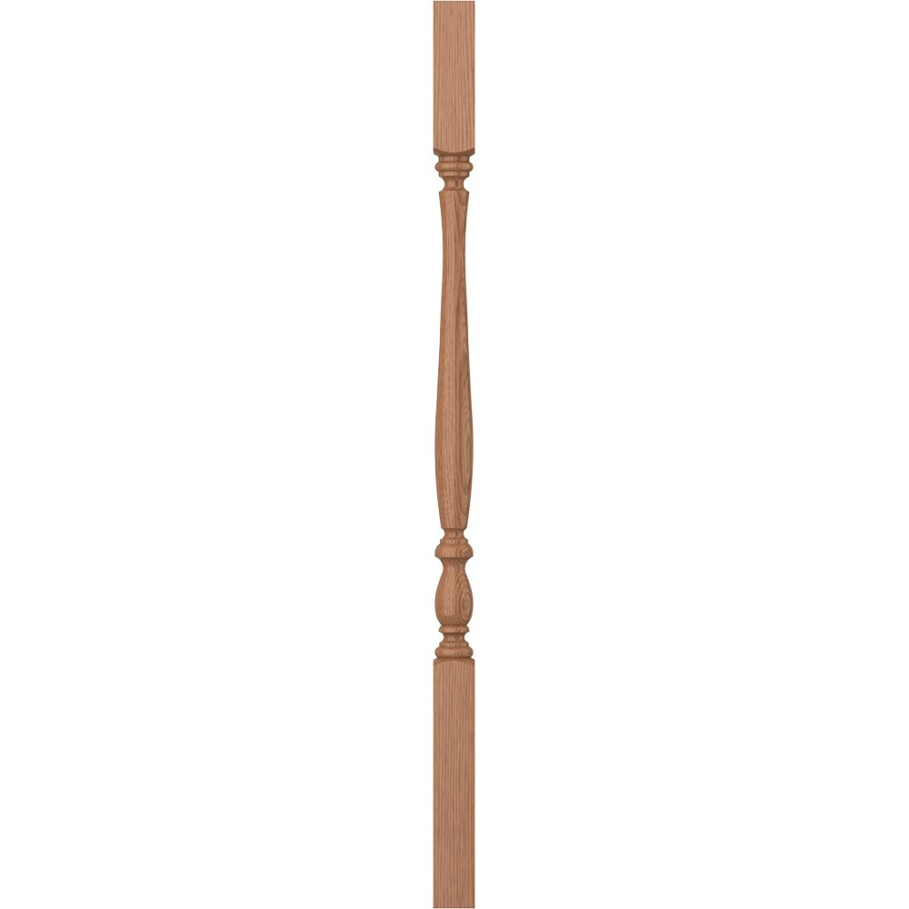 L.J. Smith Stair Systems LJP-2905-WO 38 38-in x 1.75-in Unfinished White Oak Square Top Stair Baluster