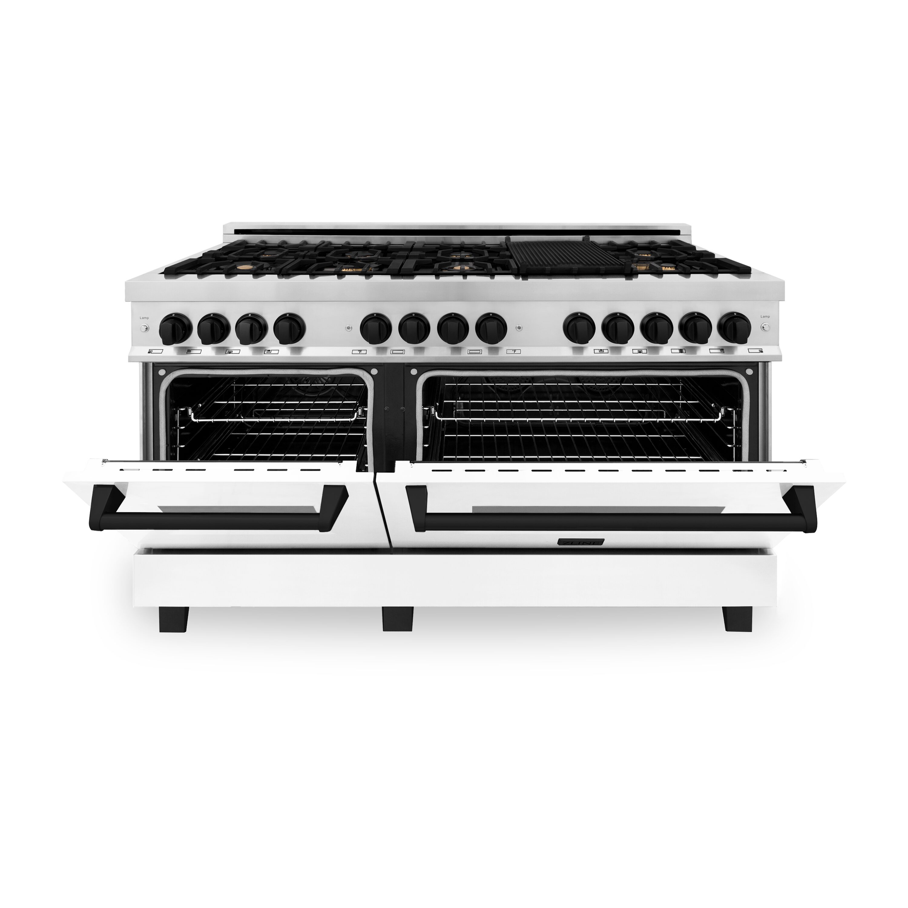 ZLINE KITCHEN & BATH RAZ-WM-60-MB Double-Dual-Fuel-Ranges - View #3