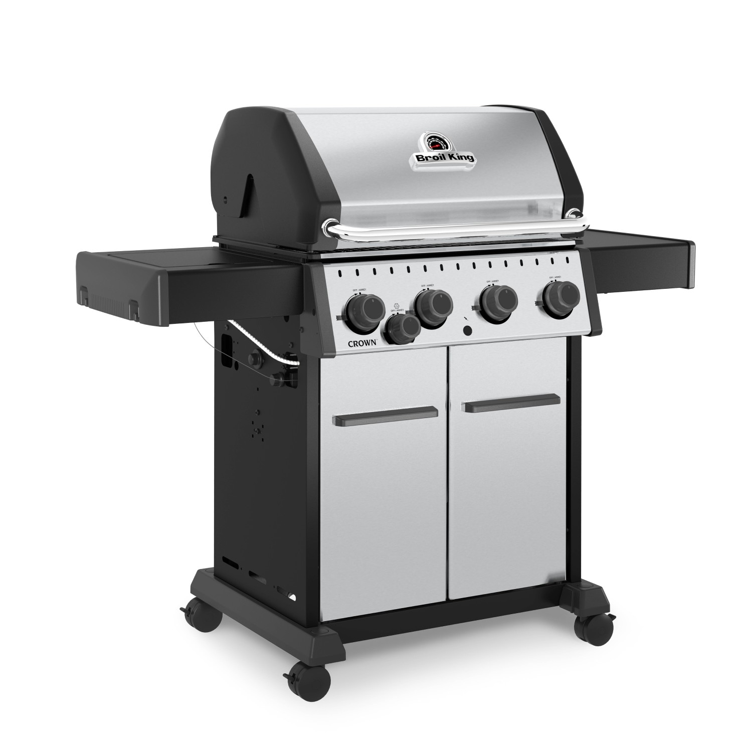 Broil King Crown S 440 Stainless steel 4 -Burner Natural Gas Grill 1 -Side Burner Sansujyuku sansujyuku.com