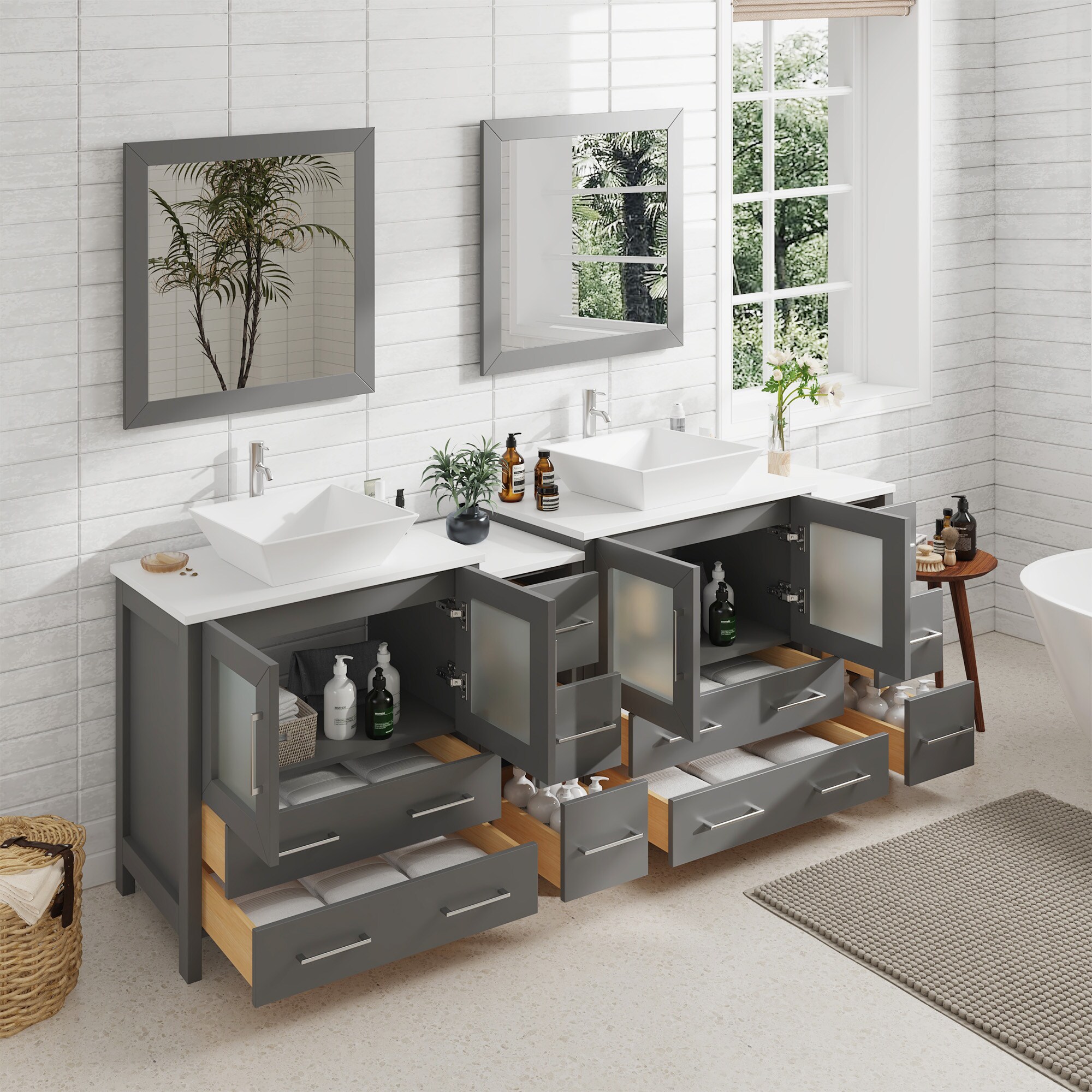 Vanity Art VA3130-84G Bath-Vanity-Combo - View #3
