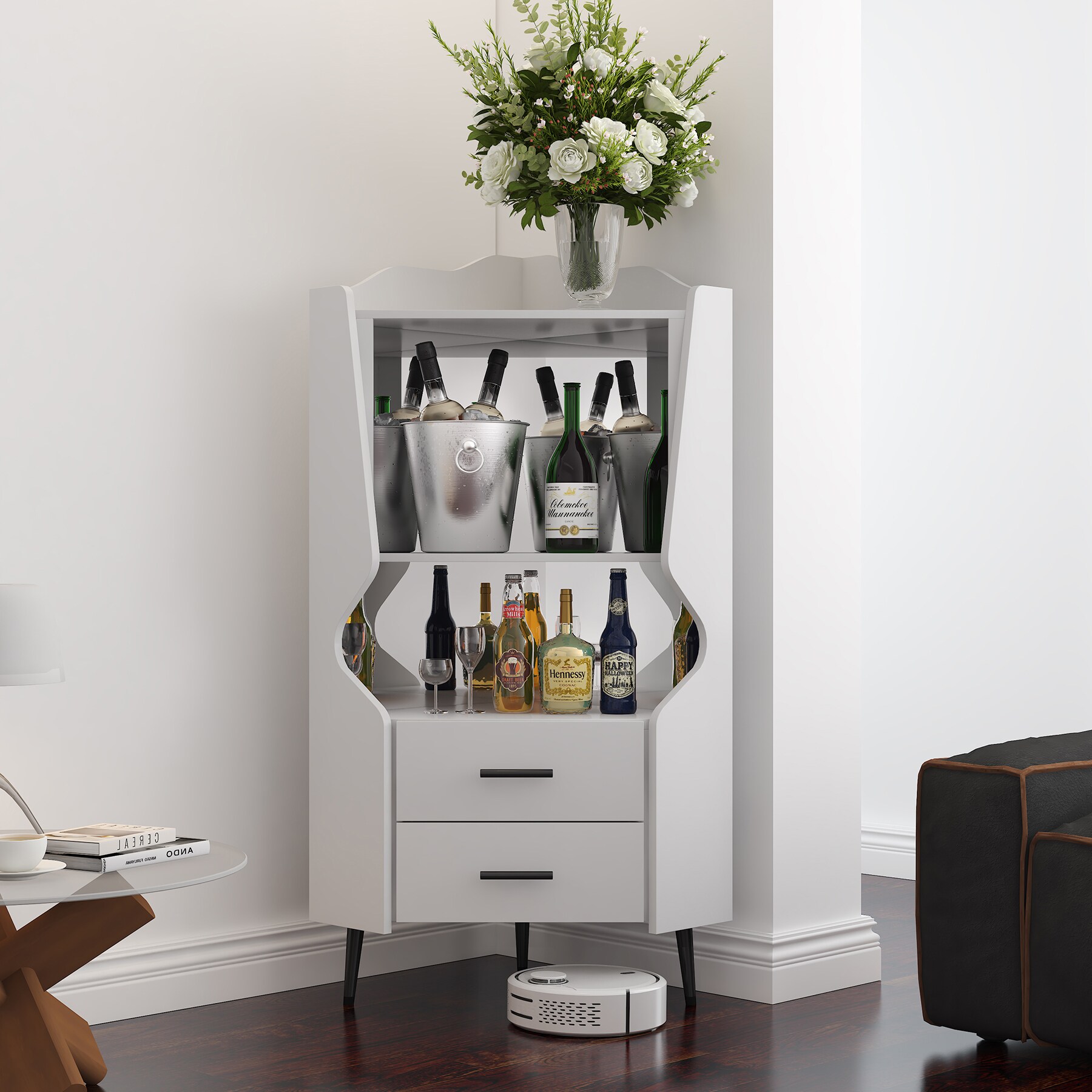 SINOFURN SYB930012WT Dining-Kitchen-Storarge - View #5