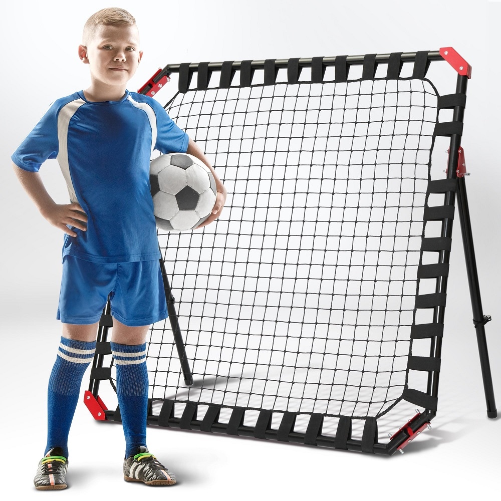 Football Training Net Soccer Kickback Target Goal Rebounder Net For Kids Teach 