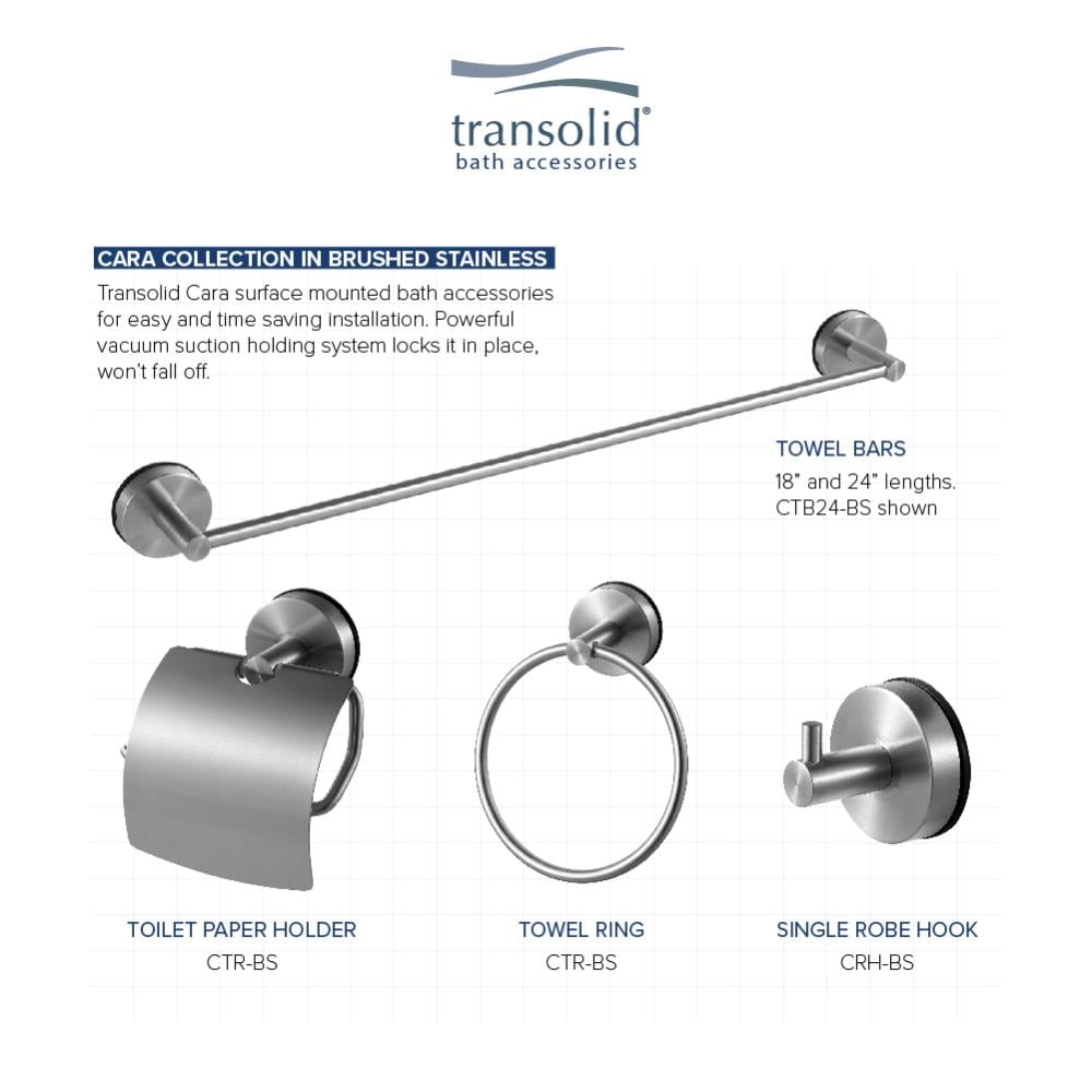 Transolid CRH-BS Robe-Hooks - View #6